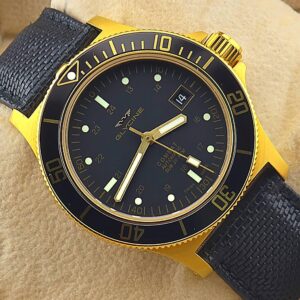 Glycine Combat Sub Automatic Bronze Gold PVD GL0186