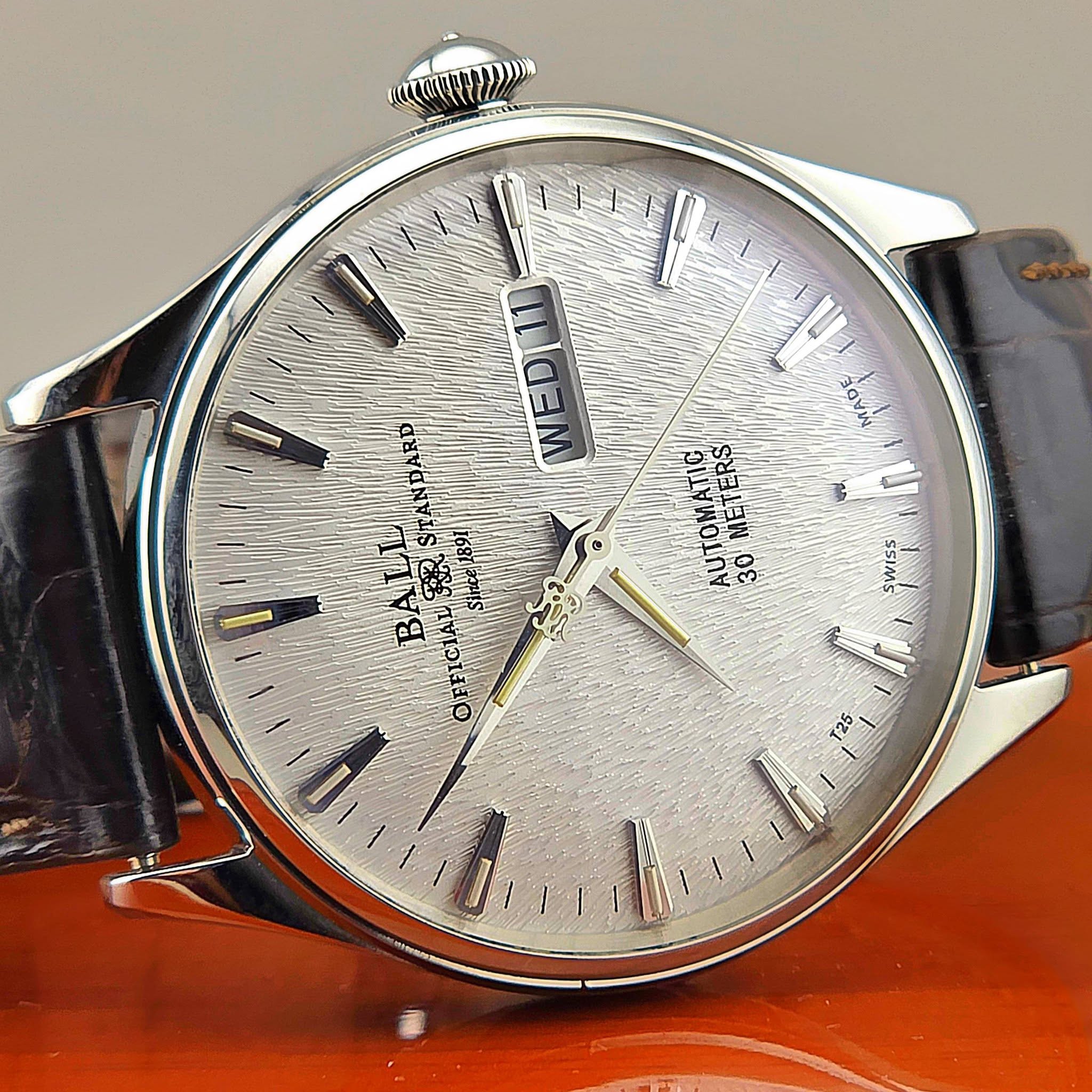 Ball Trainmaster / Official Standard Automatic Day-Date Ref. NM2080D-LJ-SL - Image 4