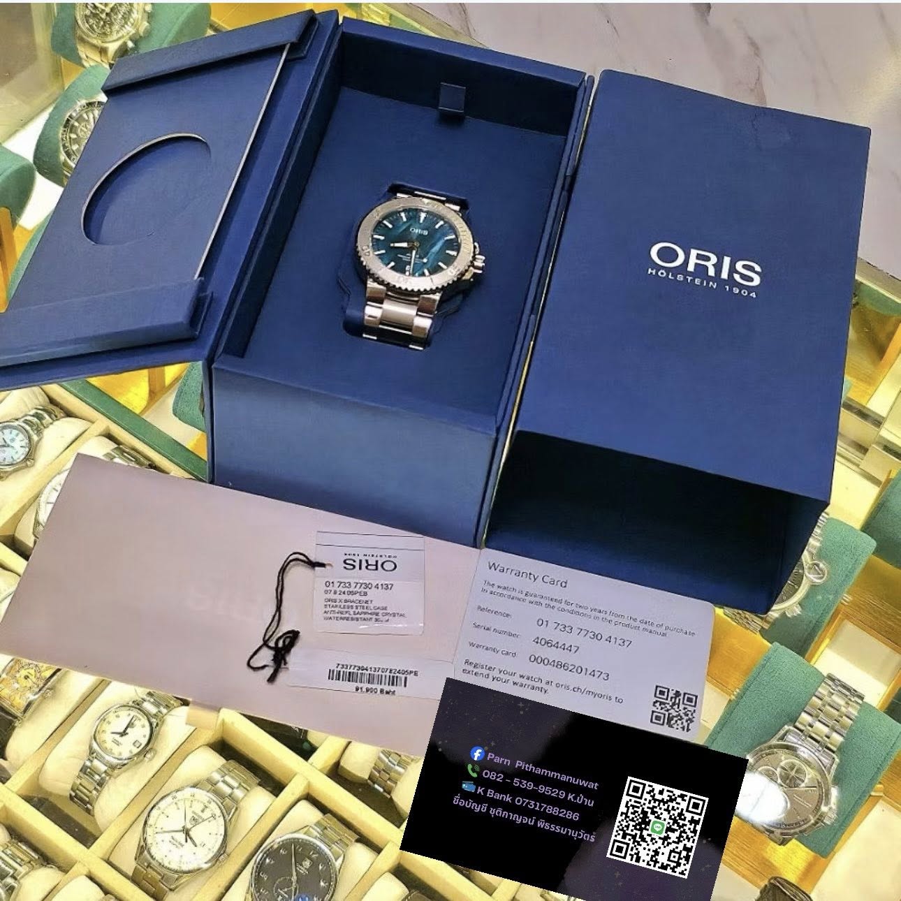 Oris Aquis Date x Bracenet Ref: 01 733 7730 4137-07 8 24 05PEB - Image 5