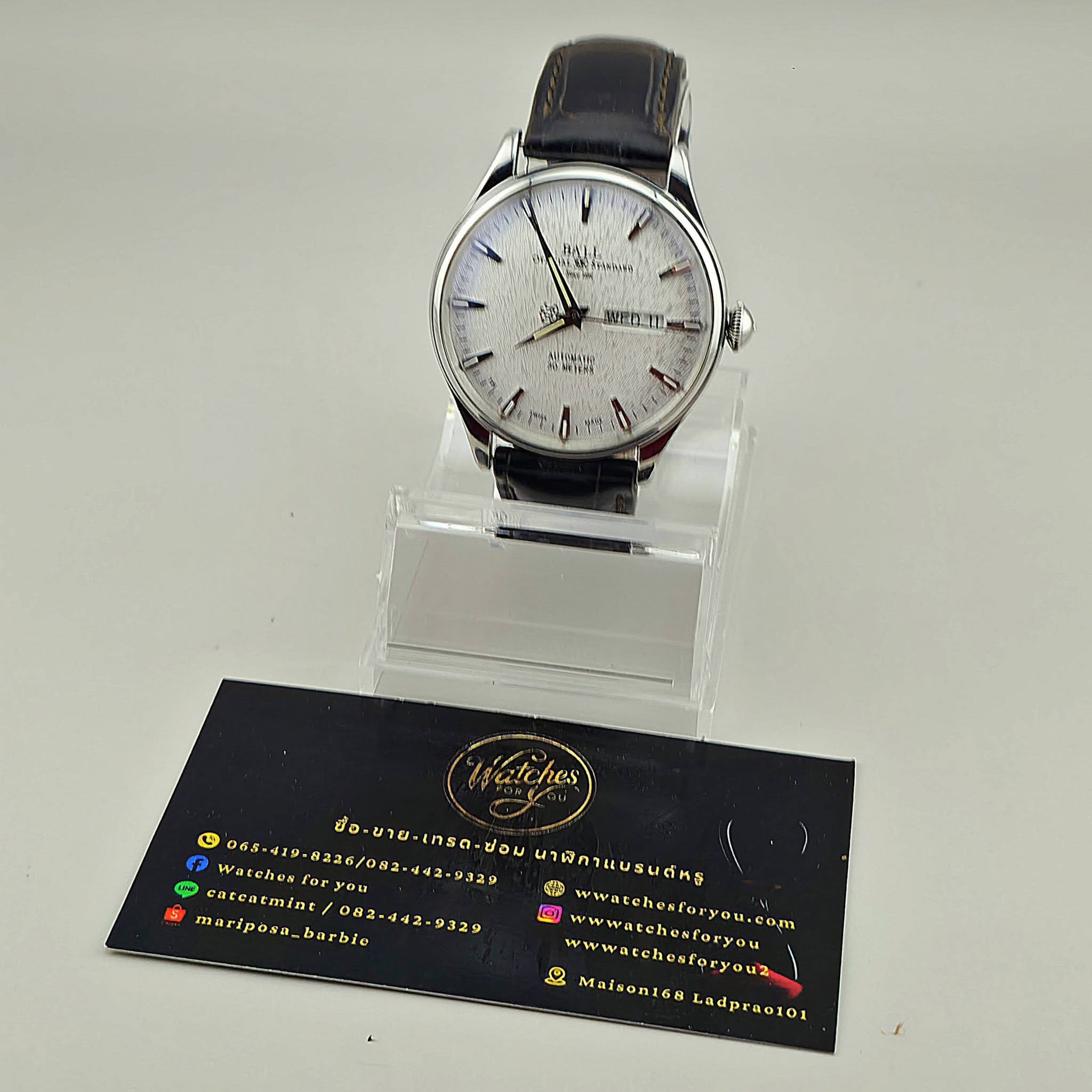 Ball Trainmaster / Official Standard Automatic Day-Date Ref. NM2080D-LJ-SL - Image 6