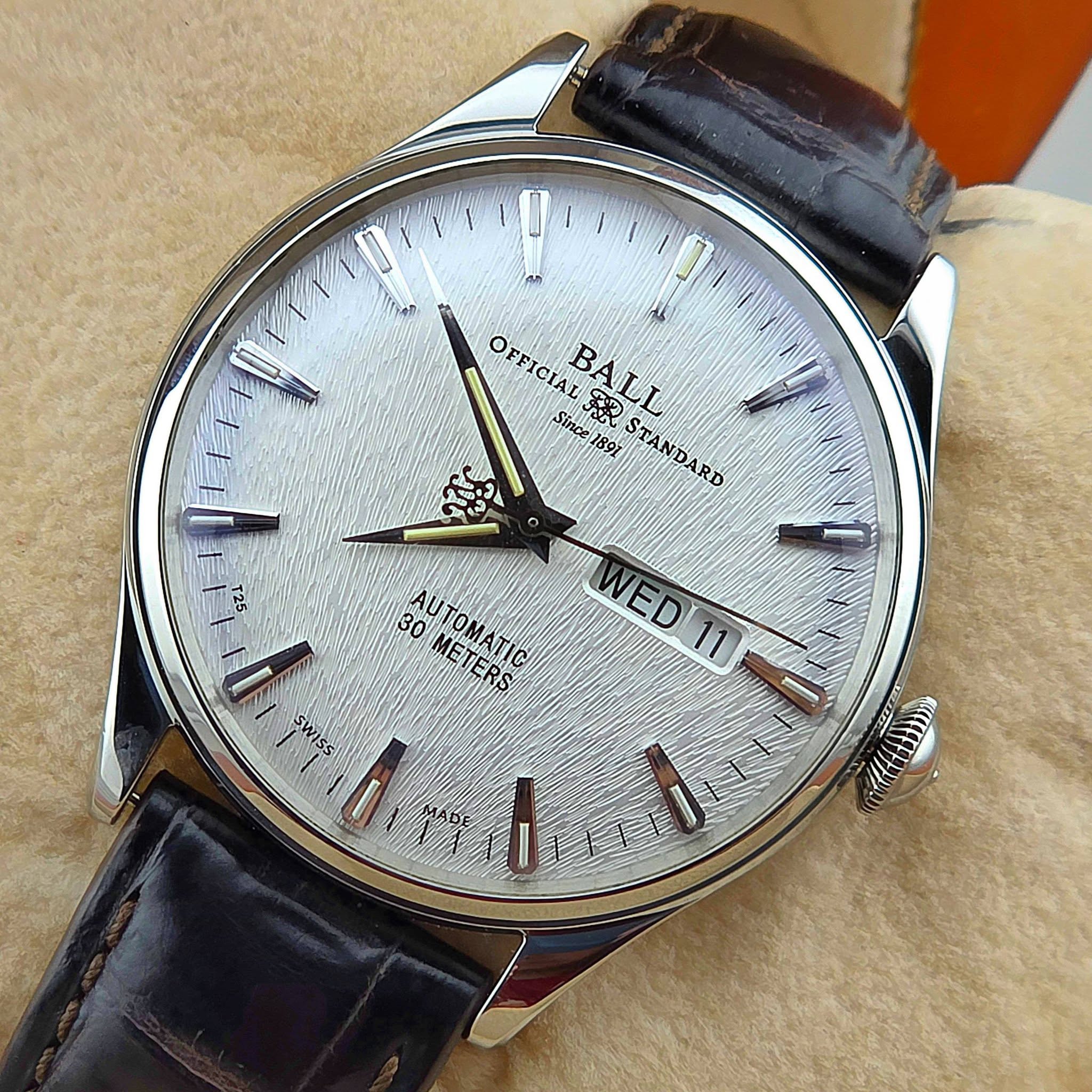 Ball Trainmaster / Official Standard Automatic Day-Date Ref. NM2080D-LJ-SL - Image 8