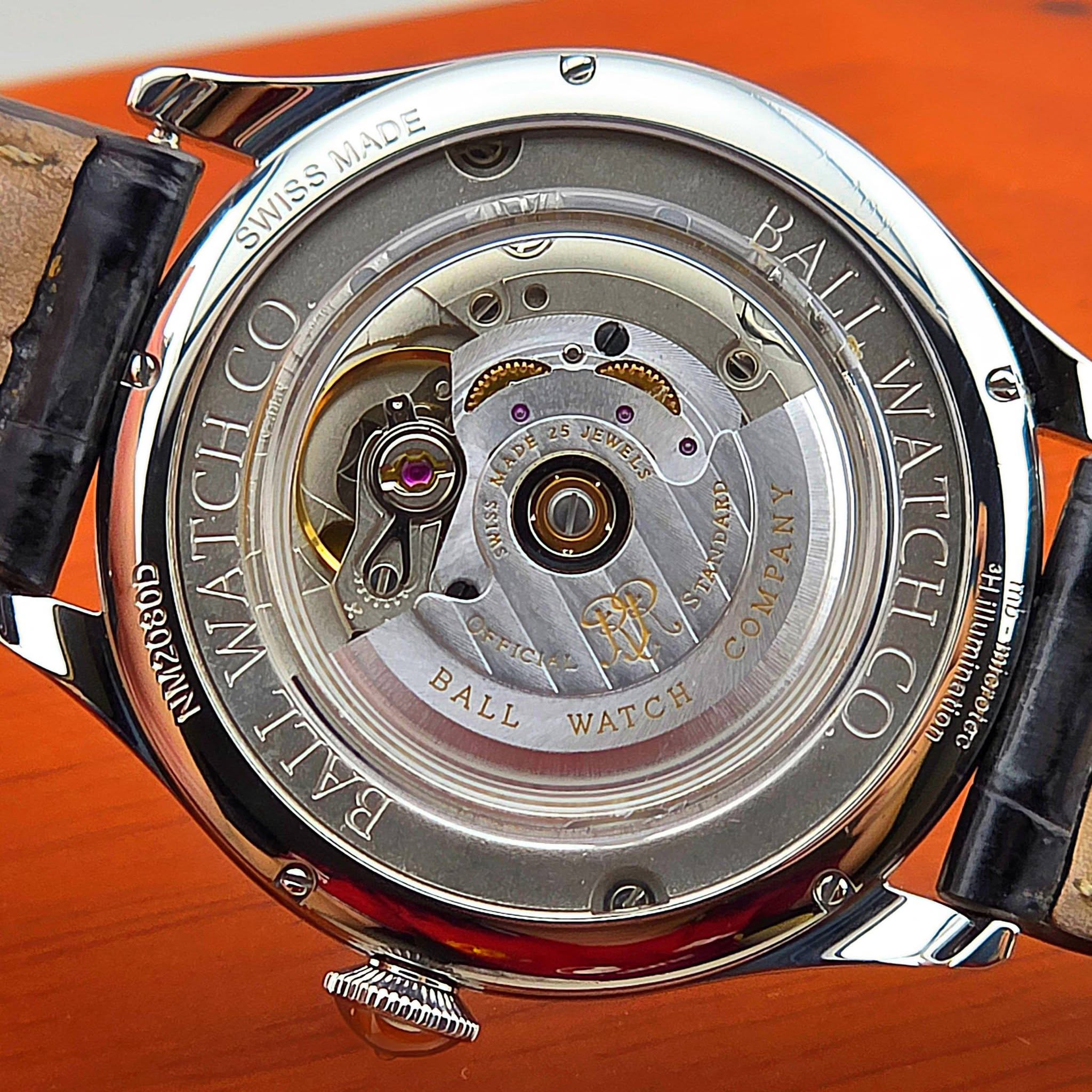 Ball Trainmaster / Official Standard Automatic Day-Date Ref. NM2080D-LJ-SL - Image 9