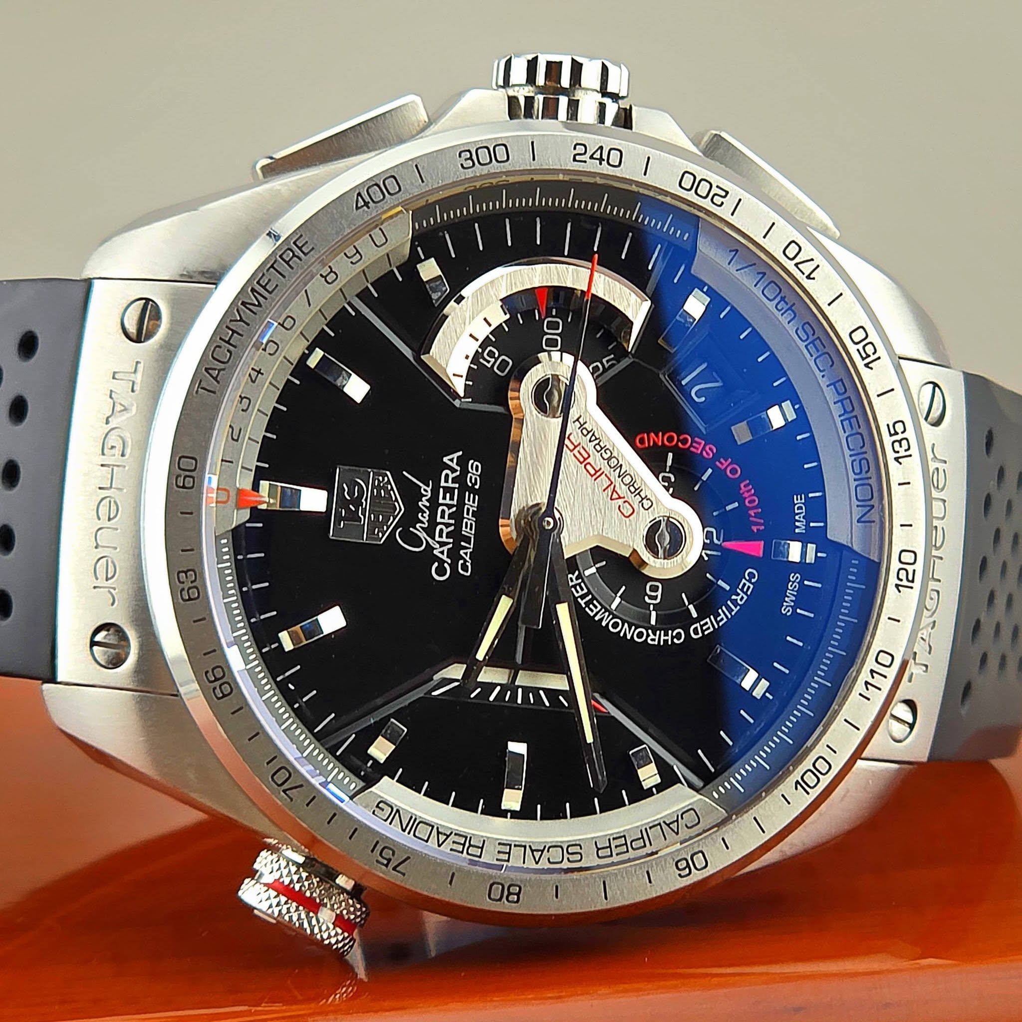 TAG Heuer Grand Carrera Calibre 36 Ref. CAV5115.FT6019 - Image 8