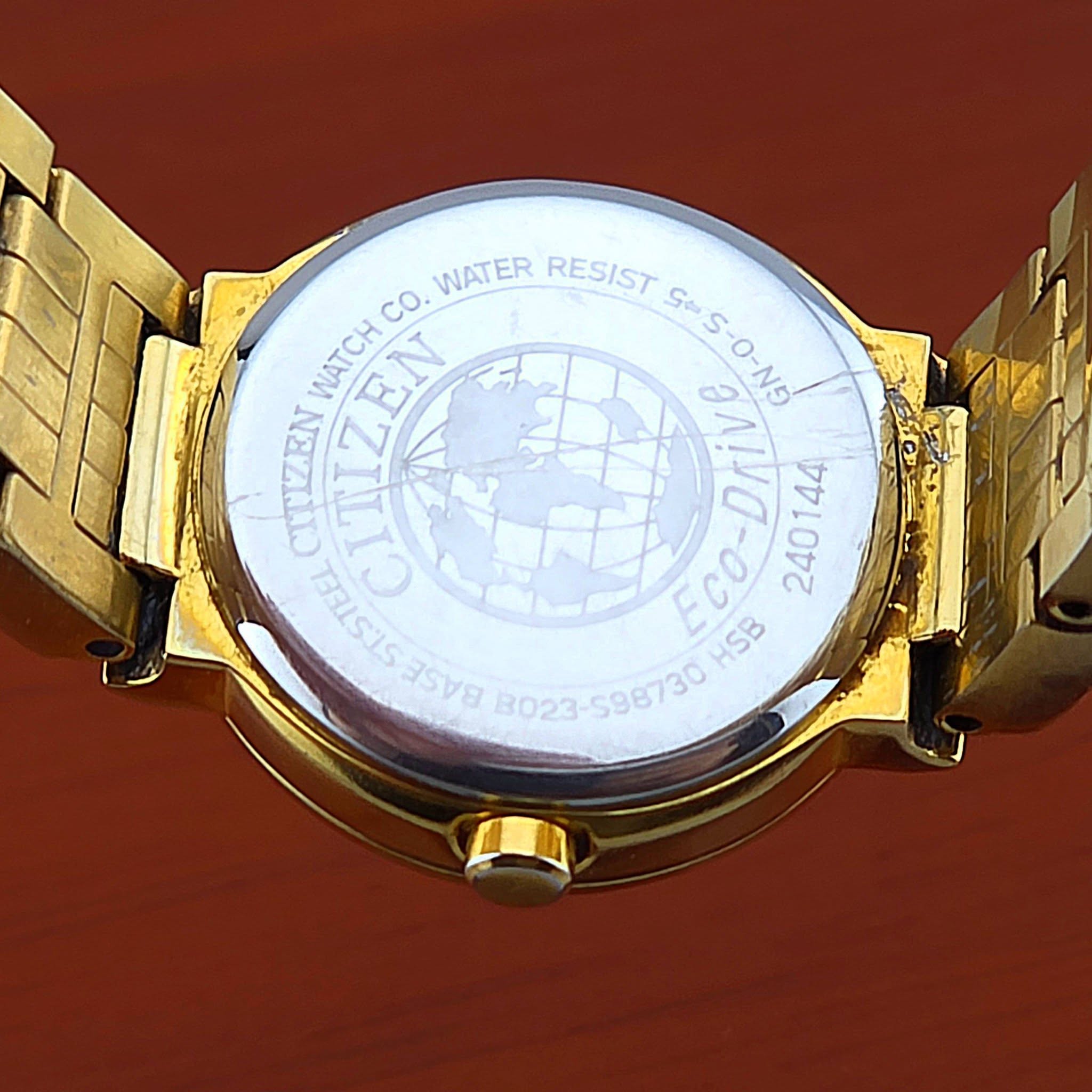 Citizen Eco-Drive Diamond Bezel Mother of Pearl Dial Ladies Watch - Image 4