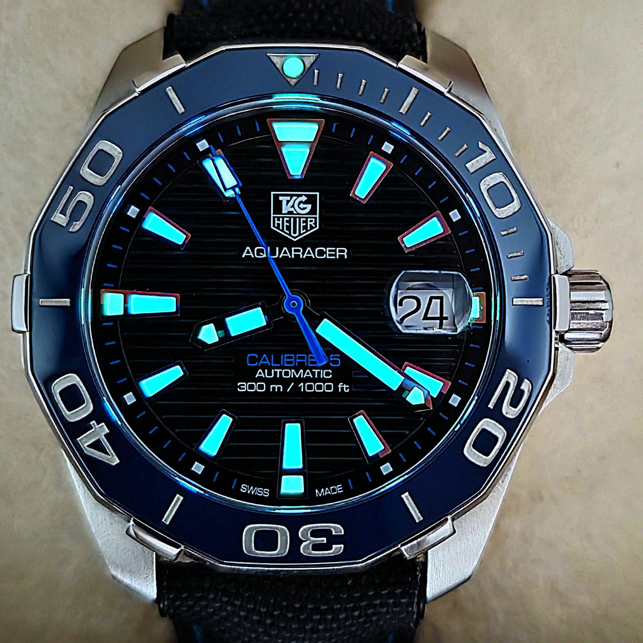 TAG Heuer Aquaracer Calibre 5 Automatic WAY211B.FC6363 - Image 3