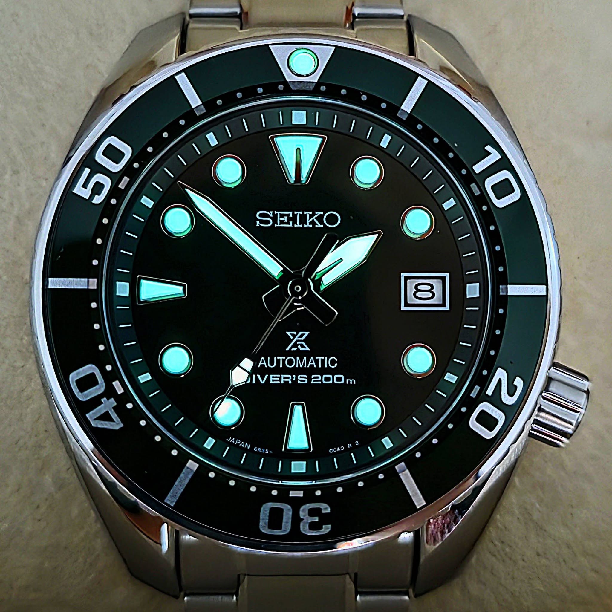 Seiko Prospex Automatic Diver 200m Green Dial รหัสรุ่น SPB103J1 - Image 3