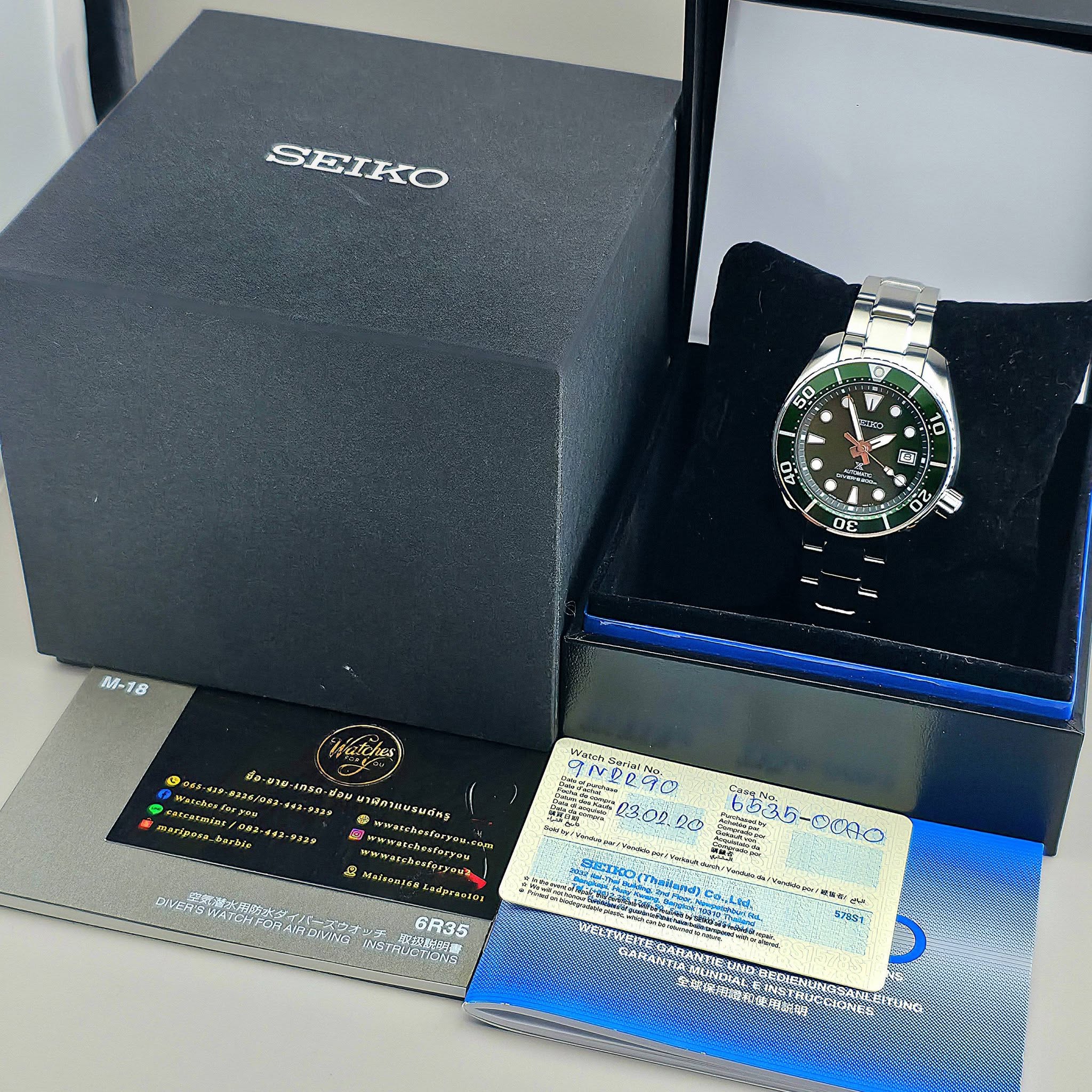 Seiko Prospex Automatic Diver 200m Green Dial รหัสรุ่น SPB103J1 - Image 5