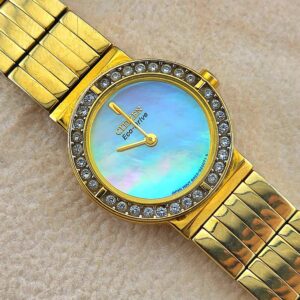 Citizen Eco-Drive Diamond Bezel Mother of Pearl Dial Ladies Watch