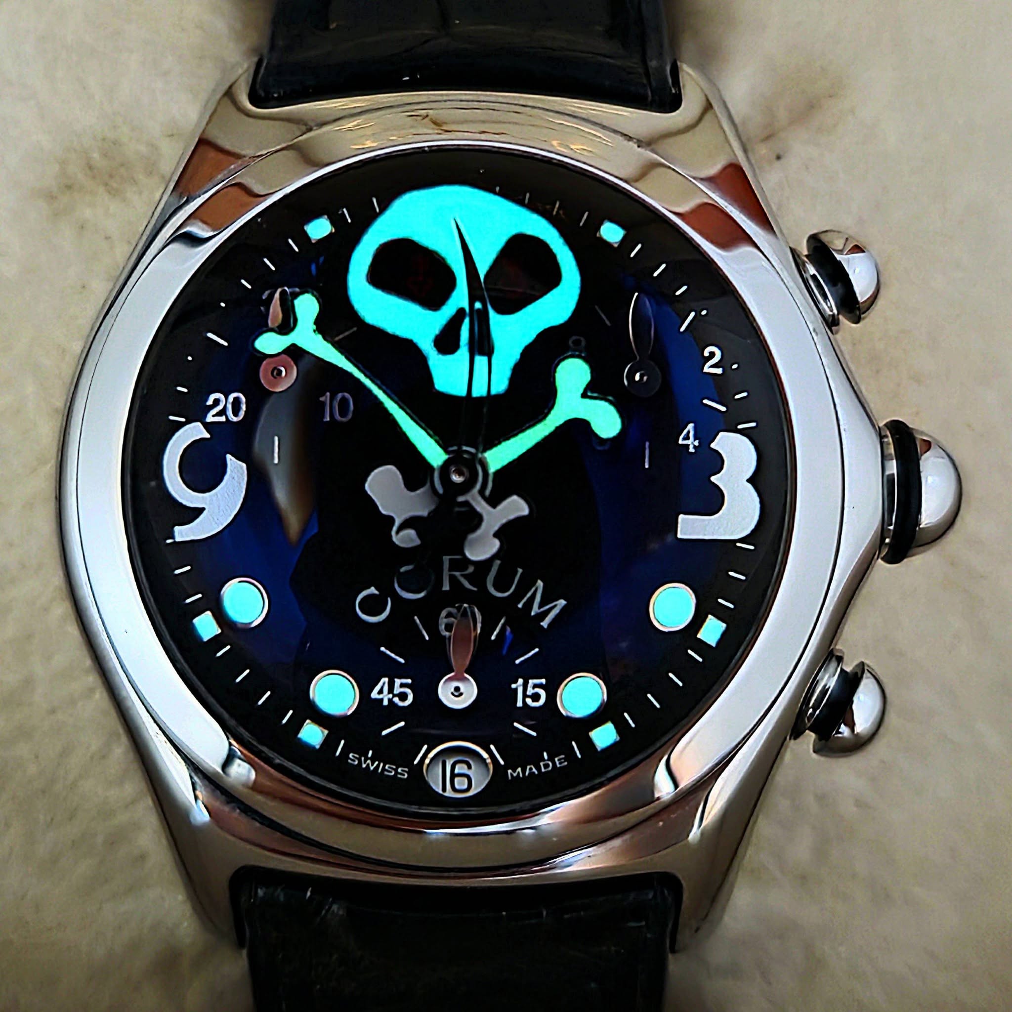 Corum Bubble “Jolly Roger” Chronograph Limited Edition (The Collector Series) Ref. 196.260.20 - Image 5
