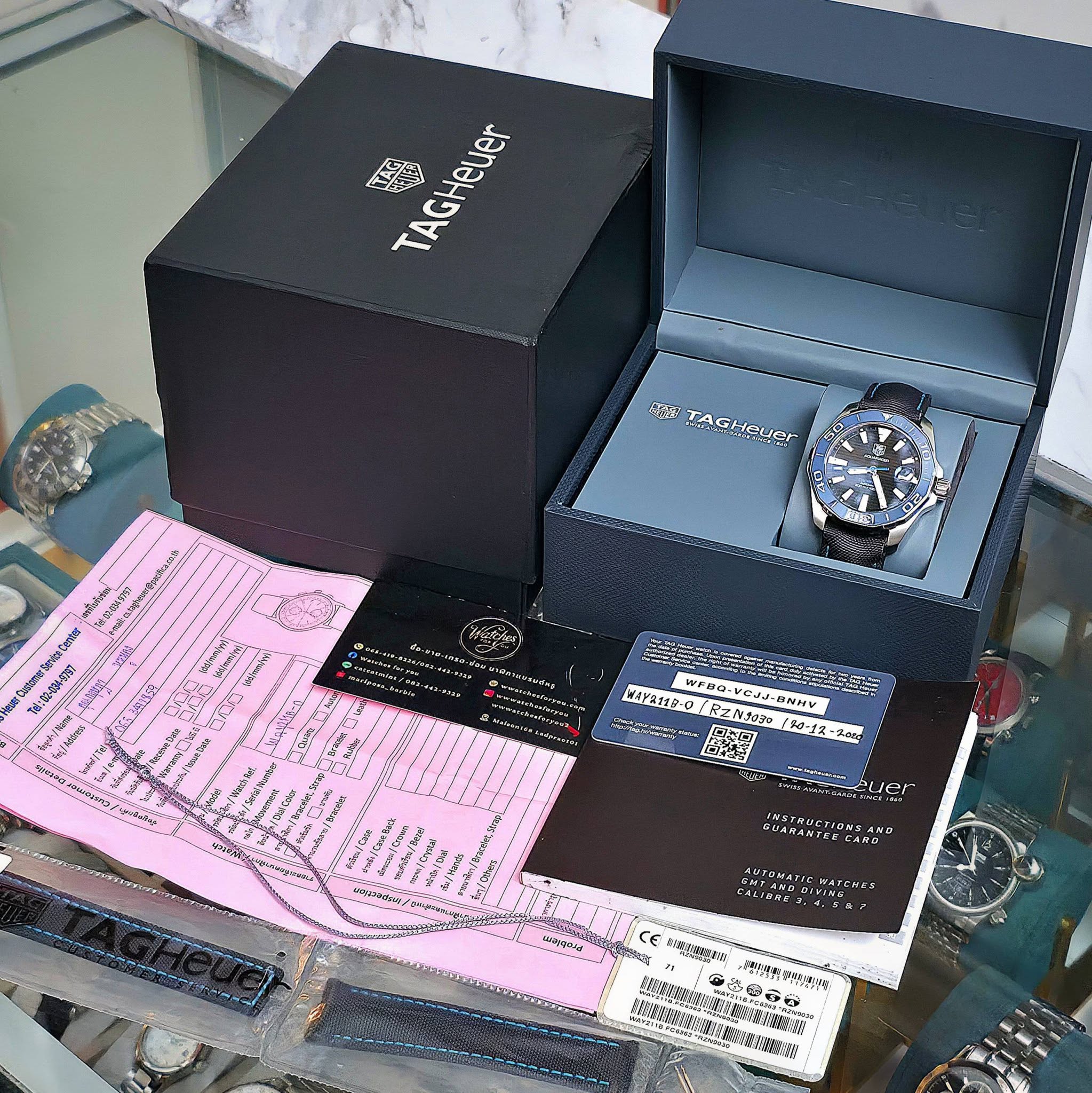 TAG Heuer Aquaracer Calibre 5 Automatic WAY211B.FC6363 - Image 10