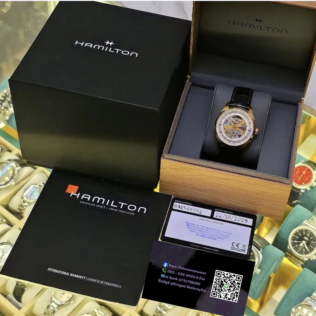 Hamilton Jazzmaster Viewmatic Skeleton Gentle H42545551 - Image 5