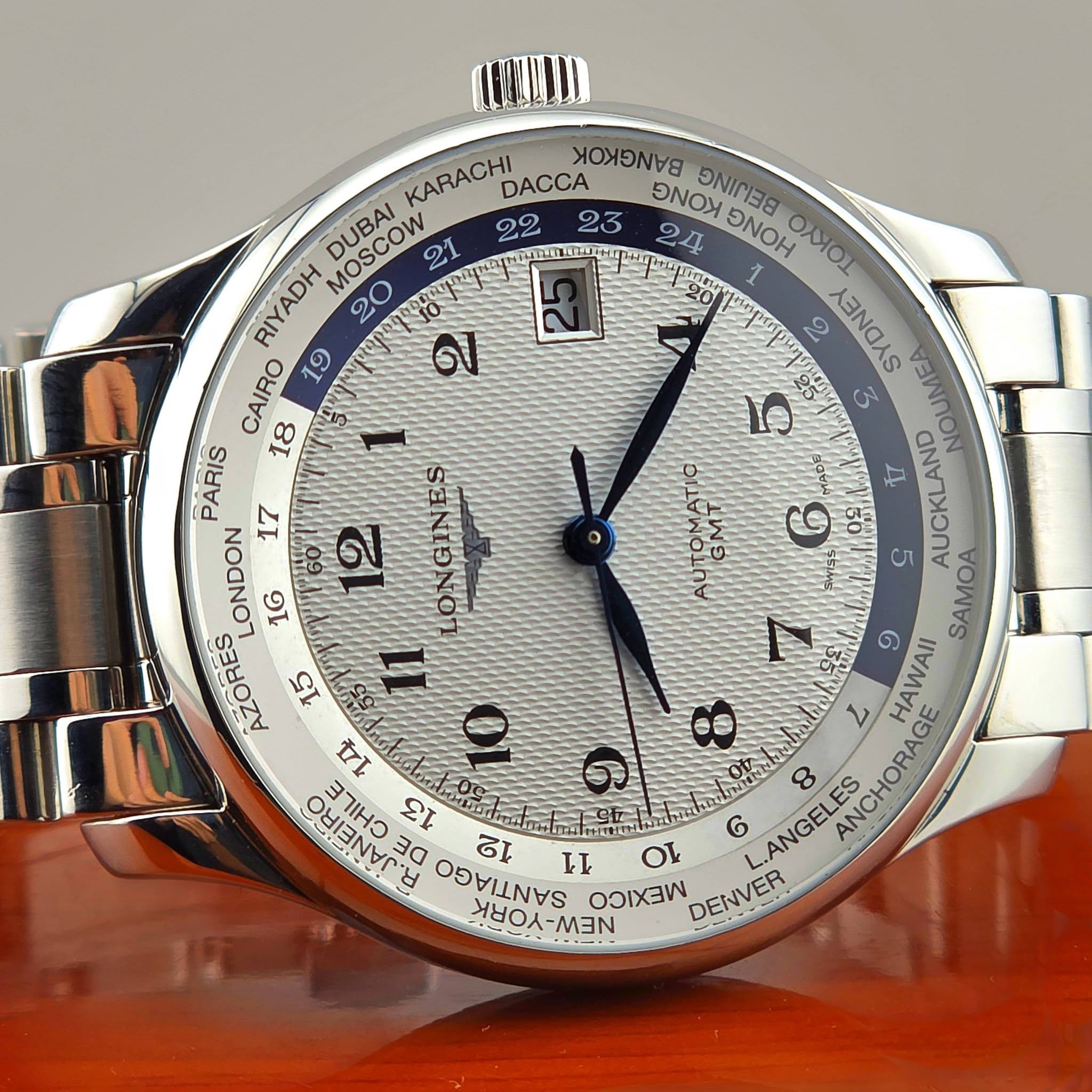 Longines Master Collection GMT World Timer L2.631.4.70.6 - Image 8