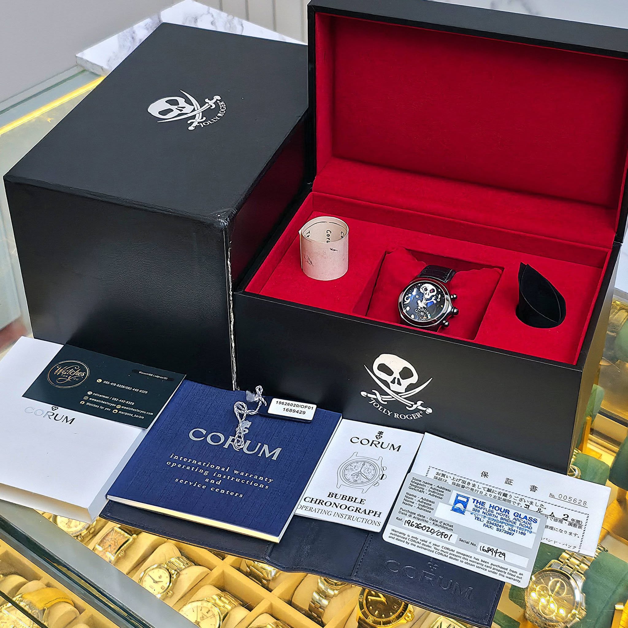 Corum Bubble “Jolly Roger” Chronograph Limited Edition (The Collector Series) Ref. 196.260.20 - Image 9