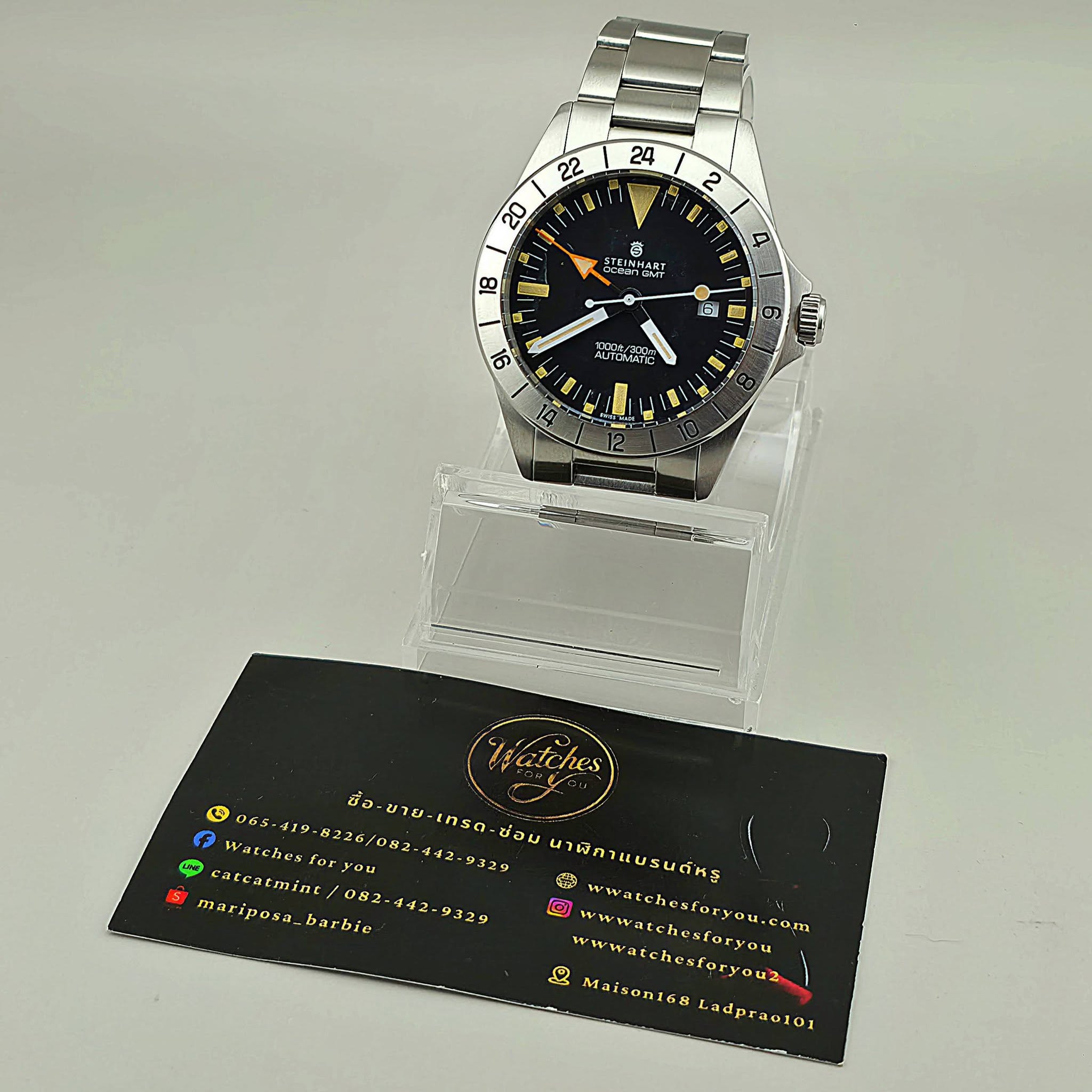 STEINHART Ocean One vintage GMT Diver Watch - Image 3