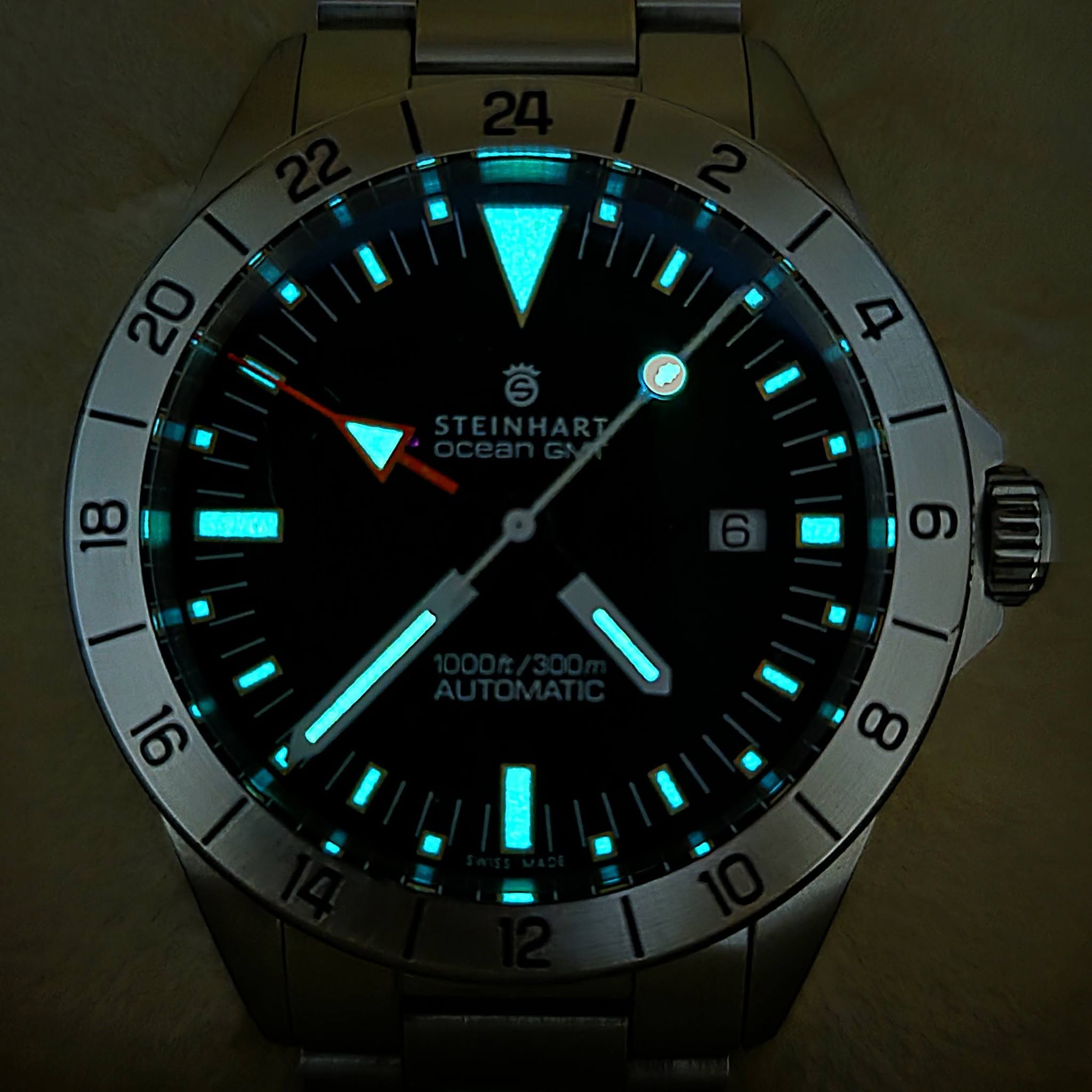 STEINHART Ocean One vintage GMT Diver Watch - Image 4