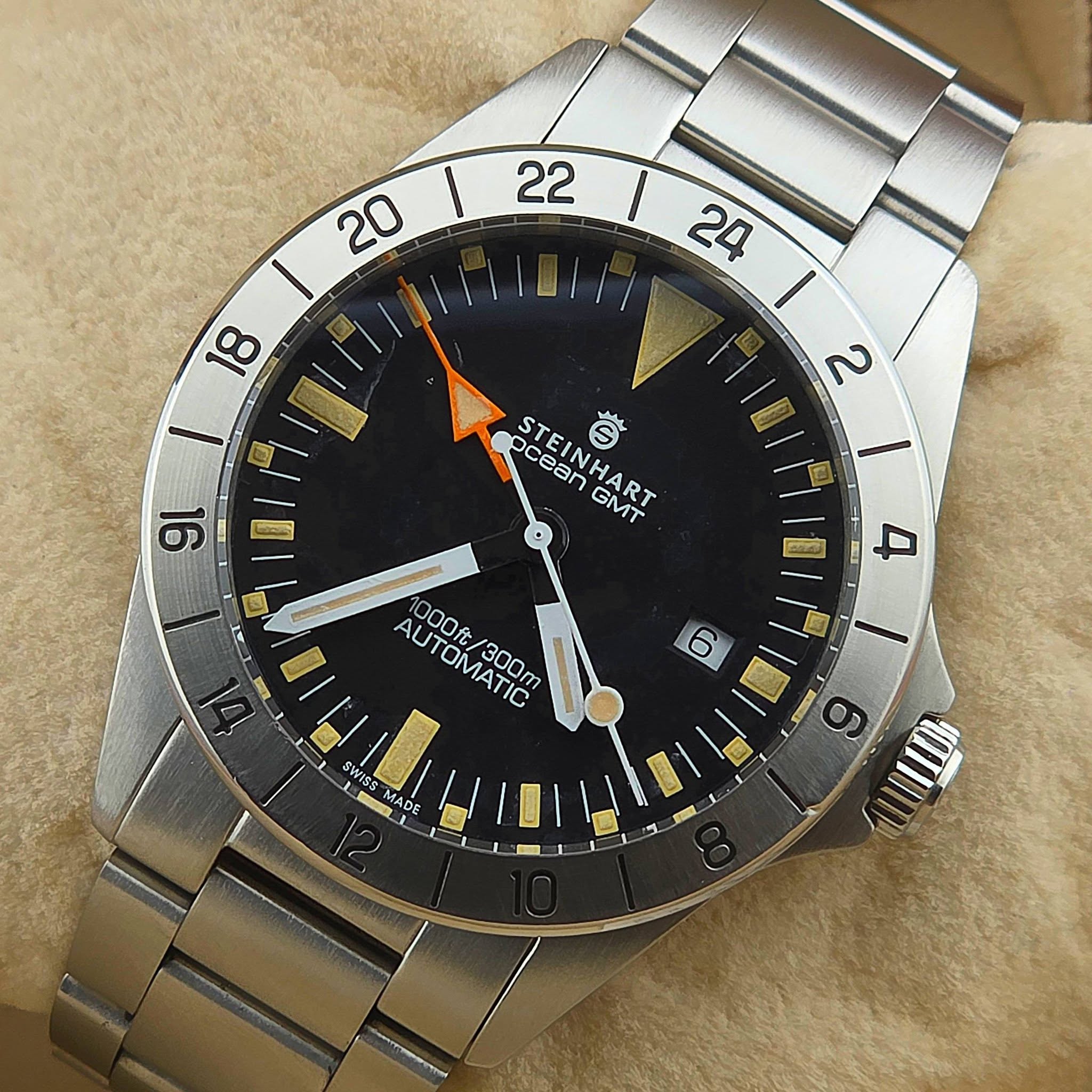 STEINHART Ocean One vintage GMT Diver Watch - Image 7