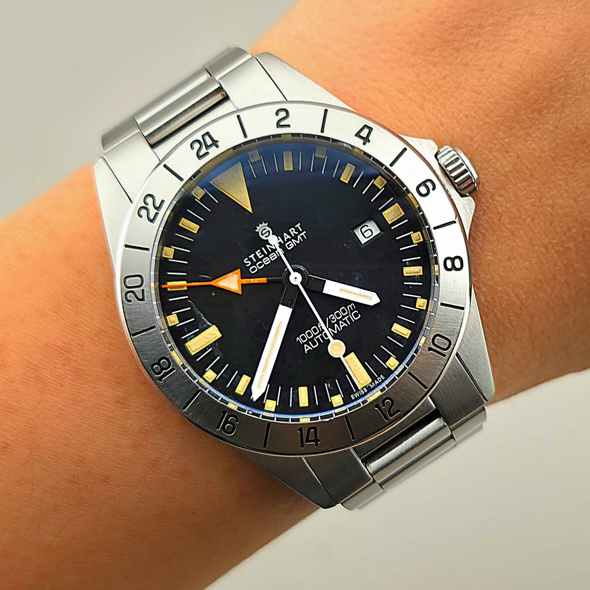 STEINHART Ocean One vintage GMT Diver Watch - Image 9