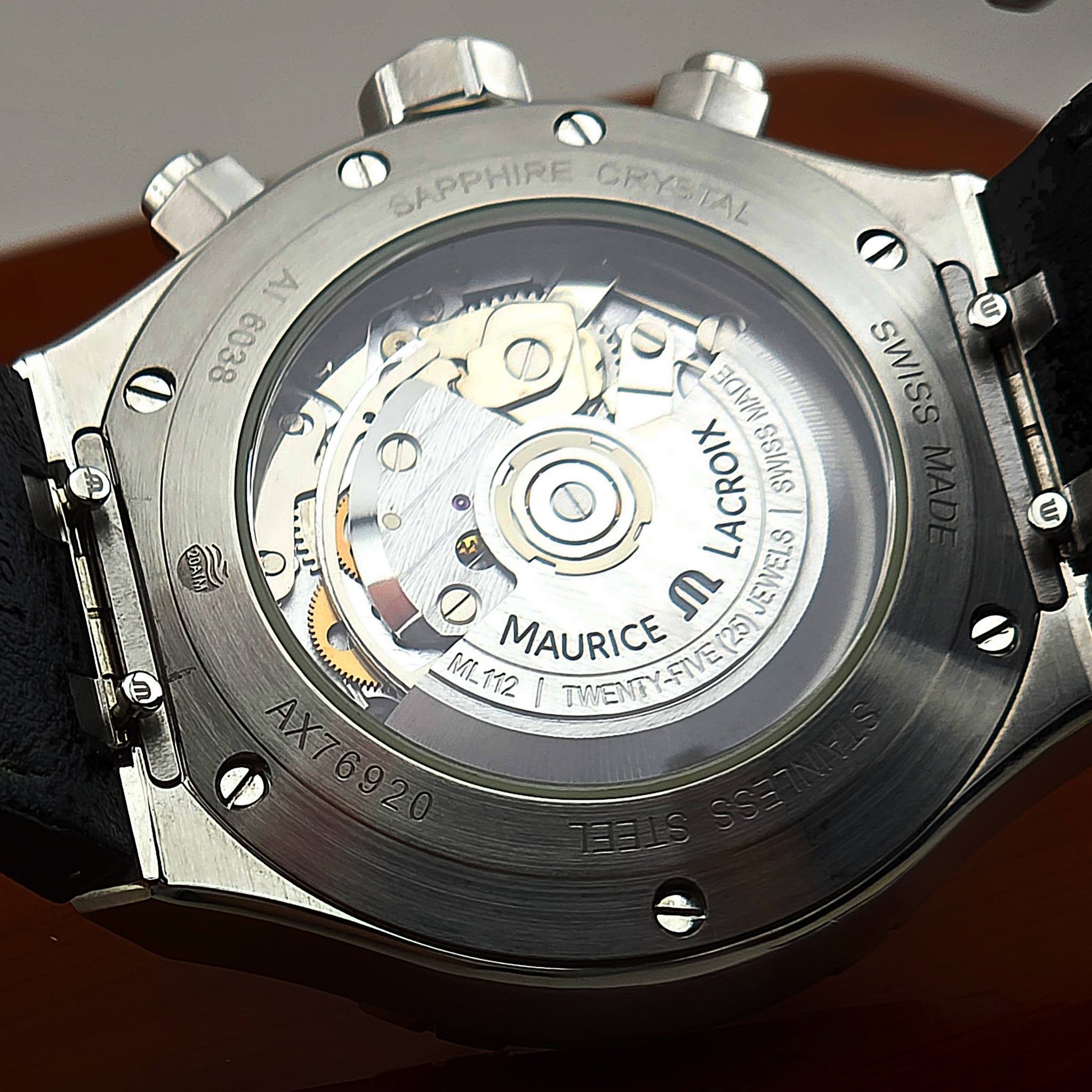 Maurice Lacroix Aikon Automatic Chronograph (AI6038) AI6038-SS001-330-1 Black Dial - Image 3