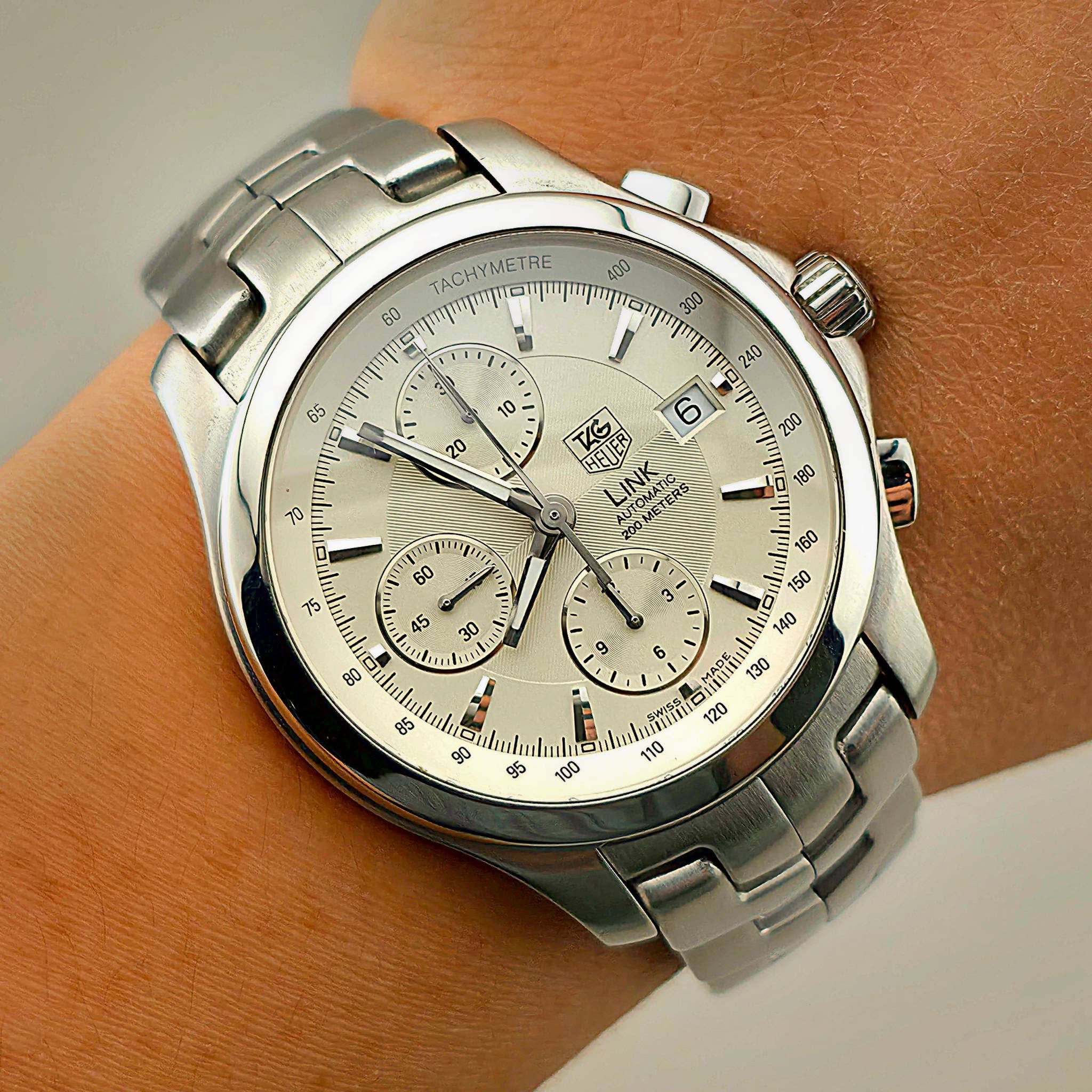 Tag Heuer Link Automatic Chronograph 42mm Ref.CJF2111.BA0594 - Image 2