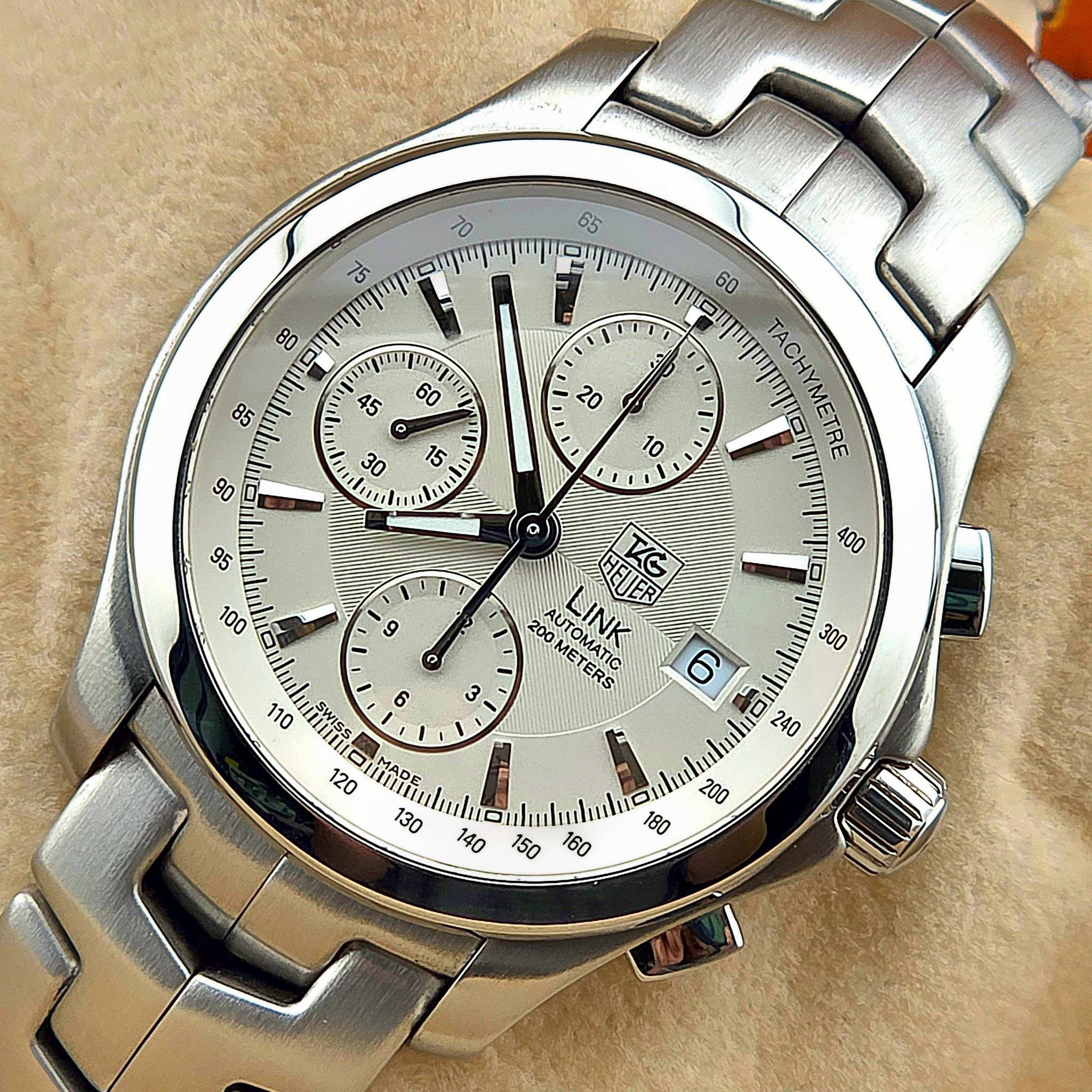 Tag Heuer Link Automatic Chronograph 42mm Ref.CJF2111.BA0594 - Image 4