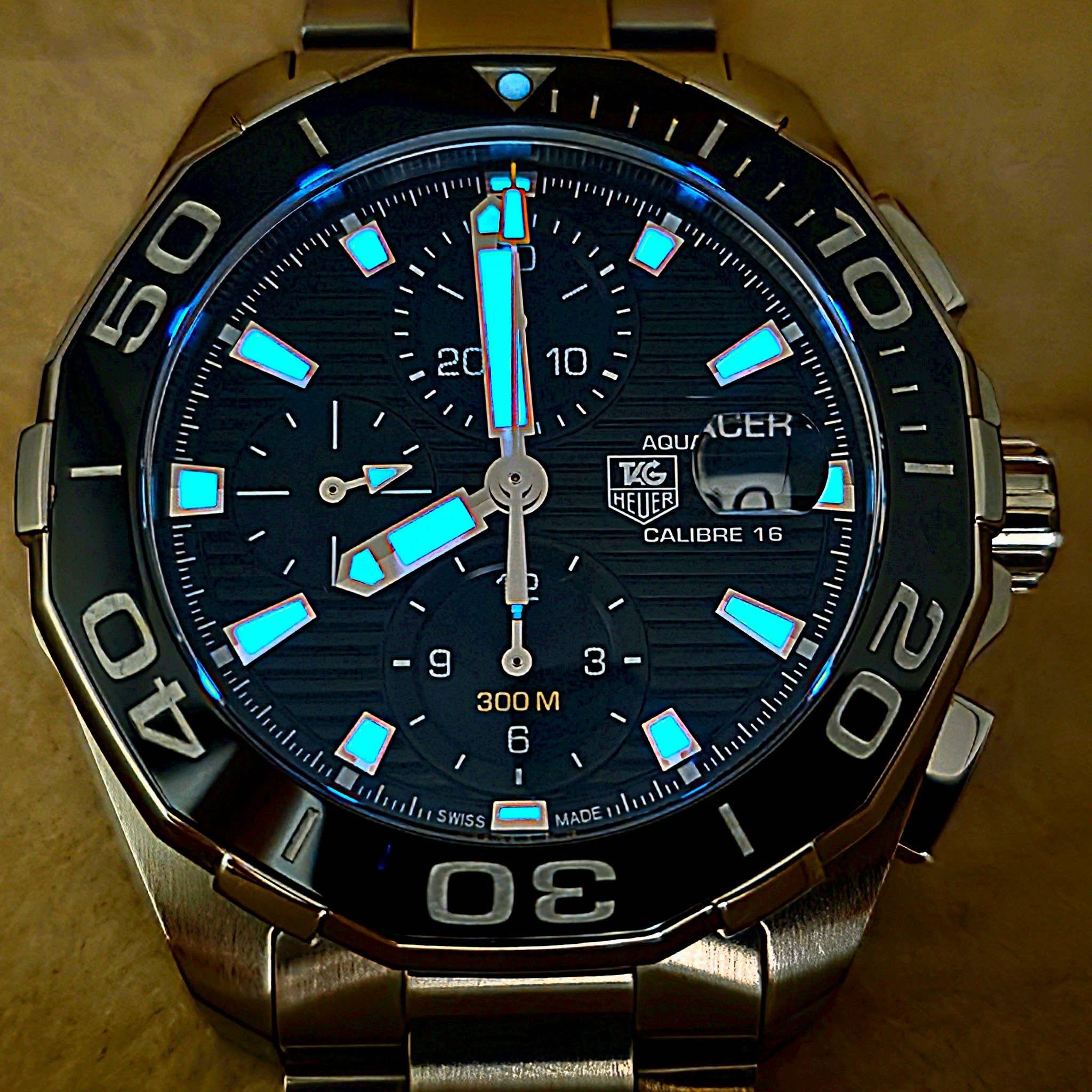 TAG Heuer Aquaracer Calibre 16 Chronograph CAY211A.BA0927 - Image 6