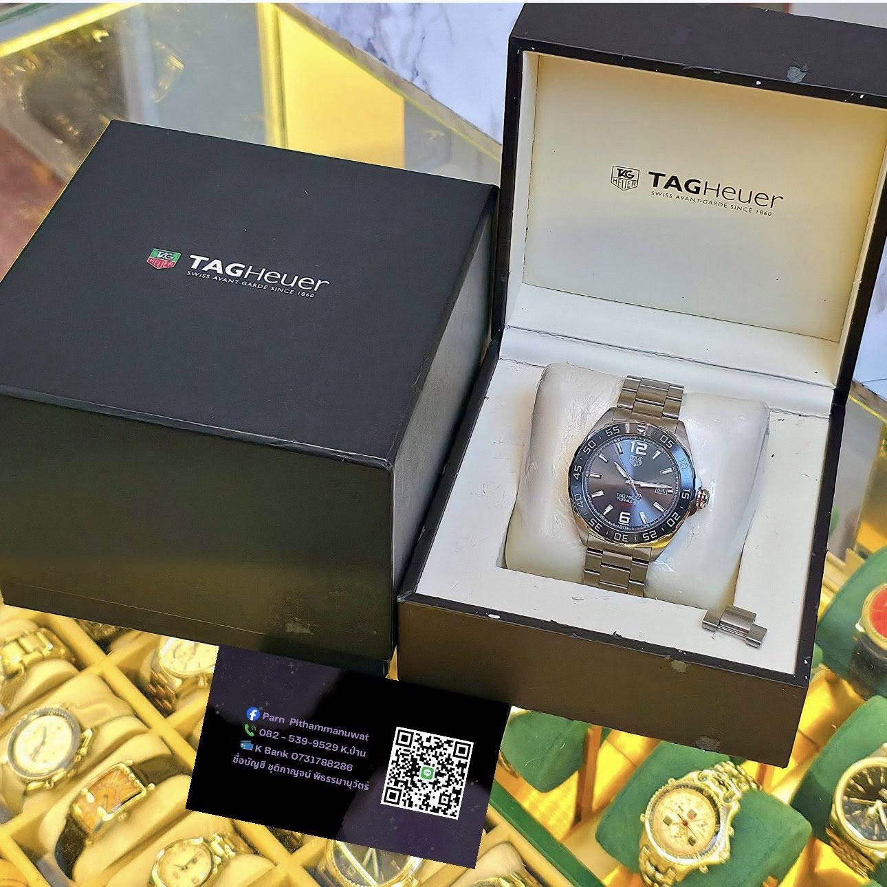 TAG HEUER FORMULA 1 DATE Automatic 43 mm Steel & Ceramic WAZ2011.BA0842 - Image 5