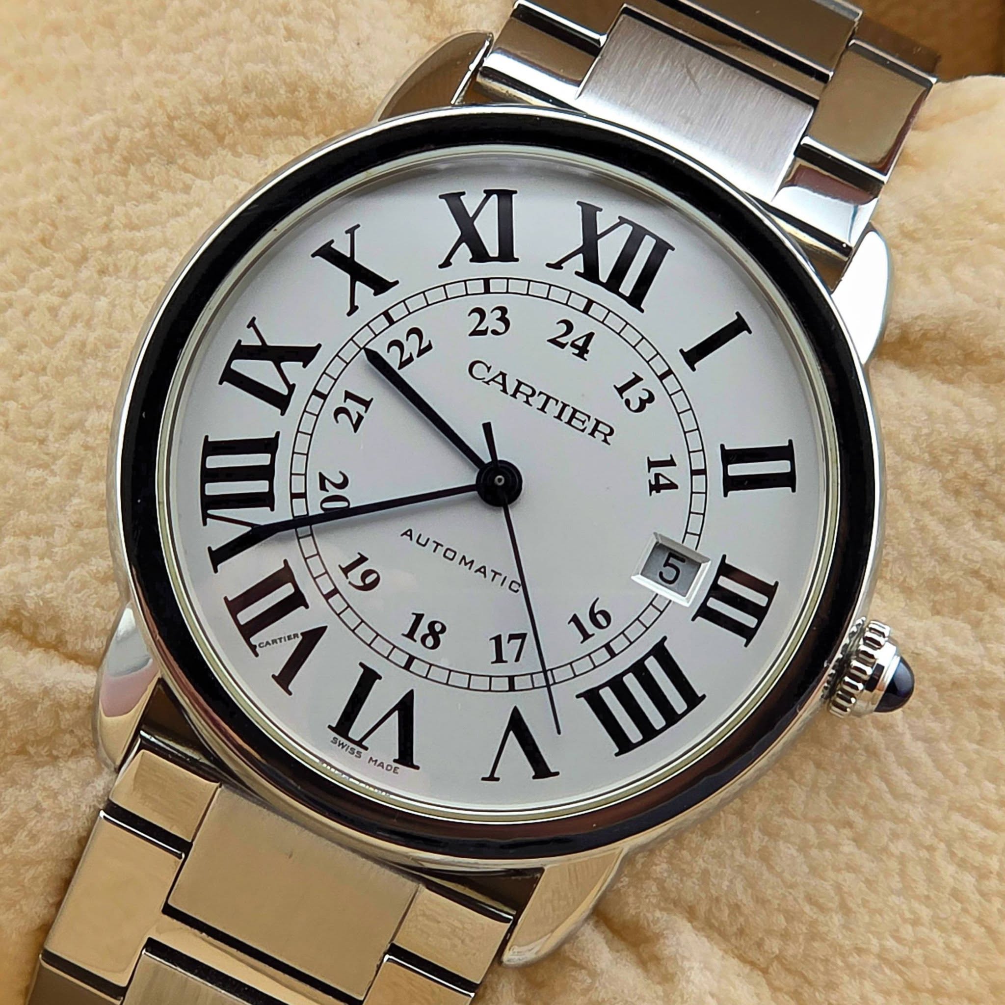 Cartier Ronde Solo de Cartier 3802 42mm Stainless Steel Watch - Image 3