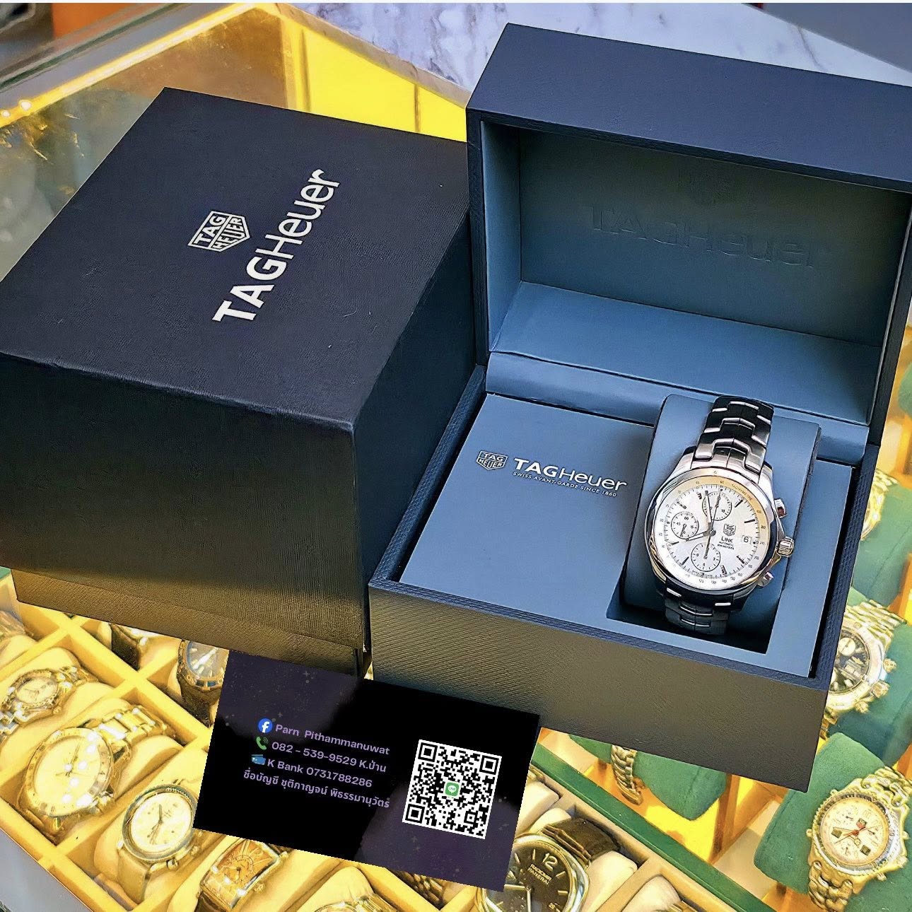 Tag Heuer Link Automatic Chronograph 42mm Ref.CJF2111.BA0594 - Image 8