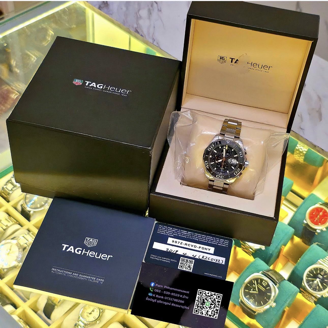 TAG Heuer Aquaracer Calibre 16 Chronograph CAY211A.BA0927 - Image 9