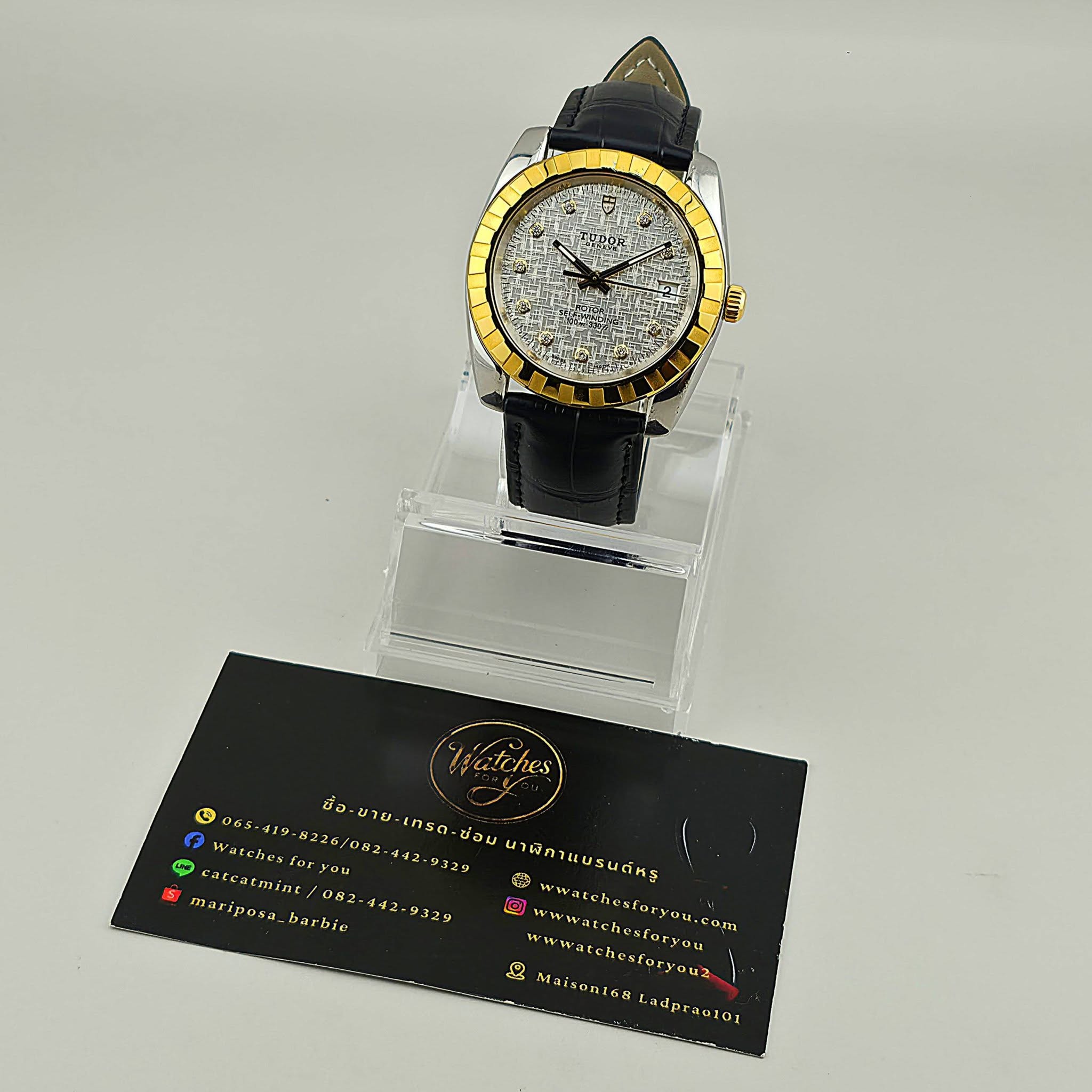 Vintage Tudor Prince Date Classic Diamonds 21013 Linen Dial - Image 5