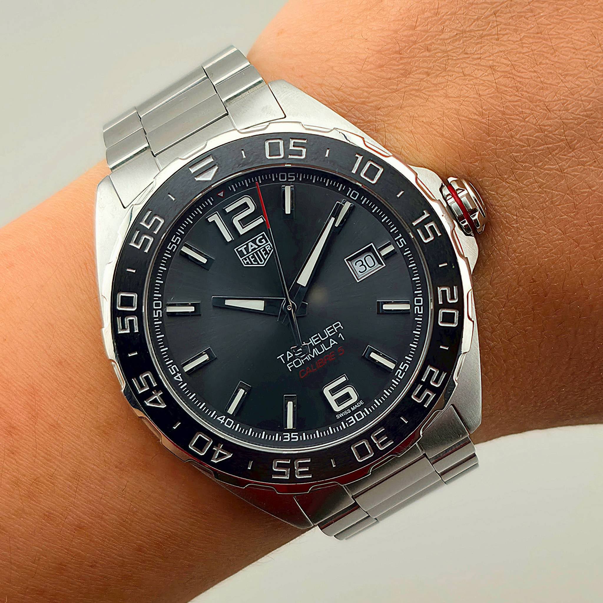 TAG HEUER FORMULA 1 DATE Automatic 43 mm Steel & Ceramic WAZ2011.BA0842 - Image 9