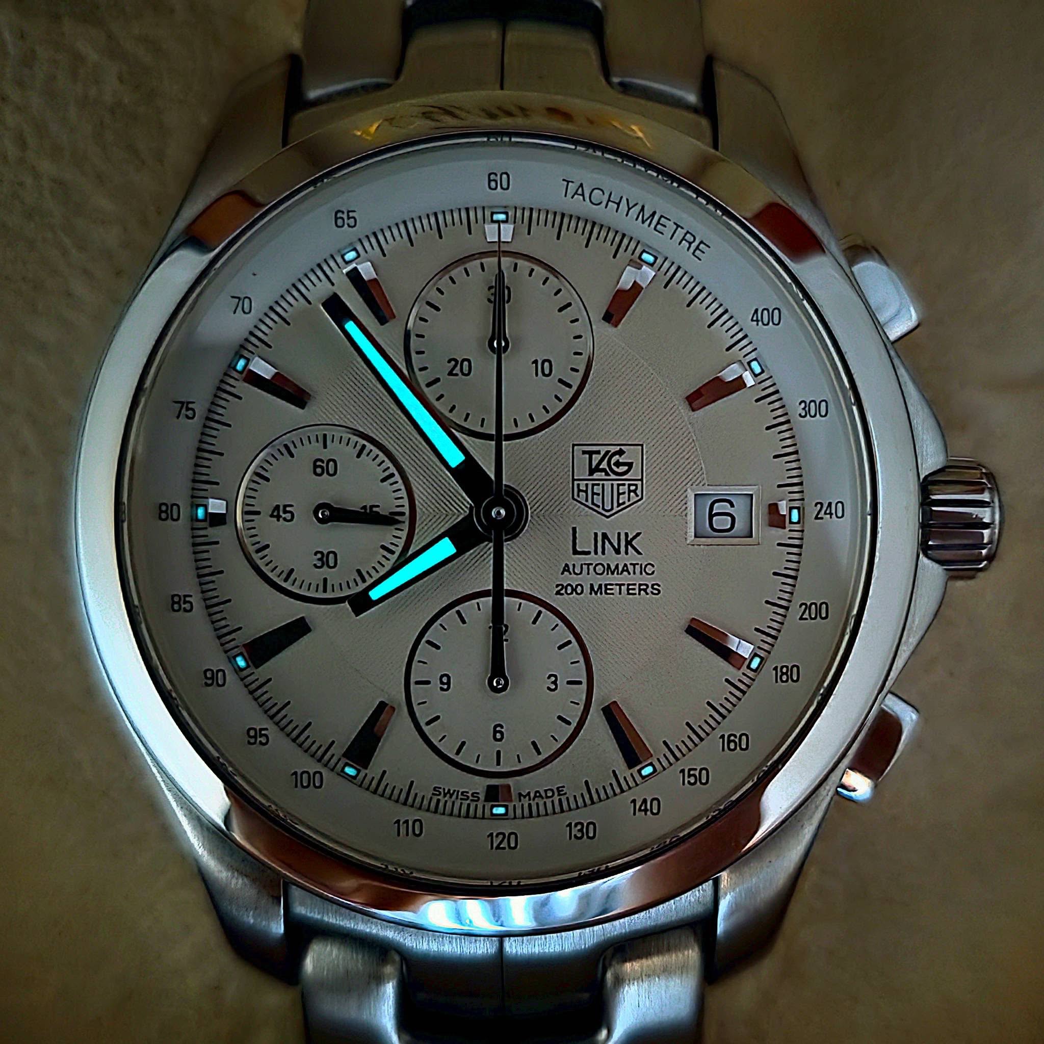 Tag Heuer Link Automatic Chronograph 42mm Ref.CJF2111.BA0594 - Image 9