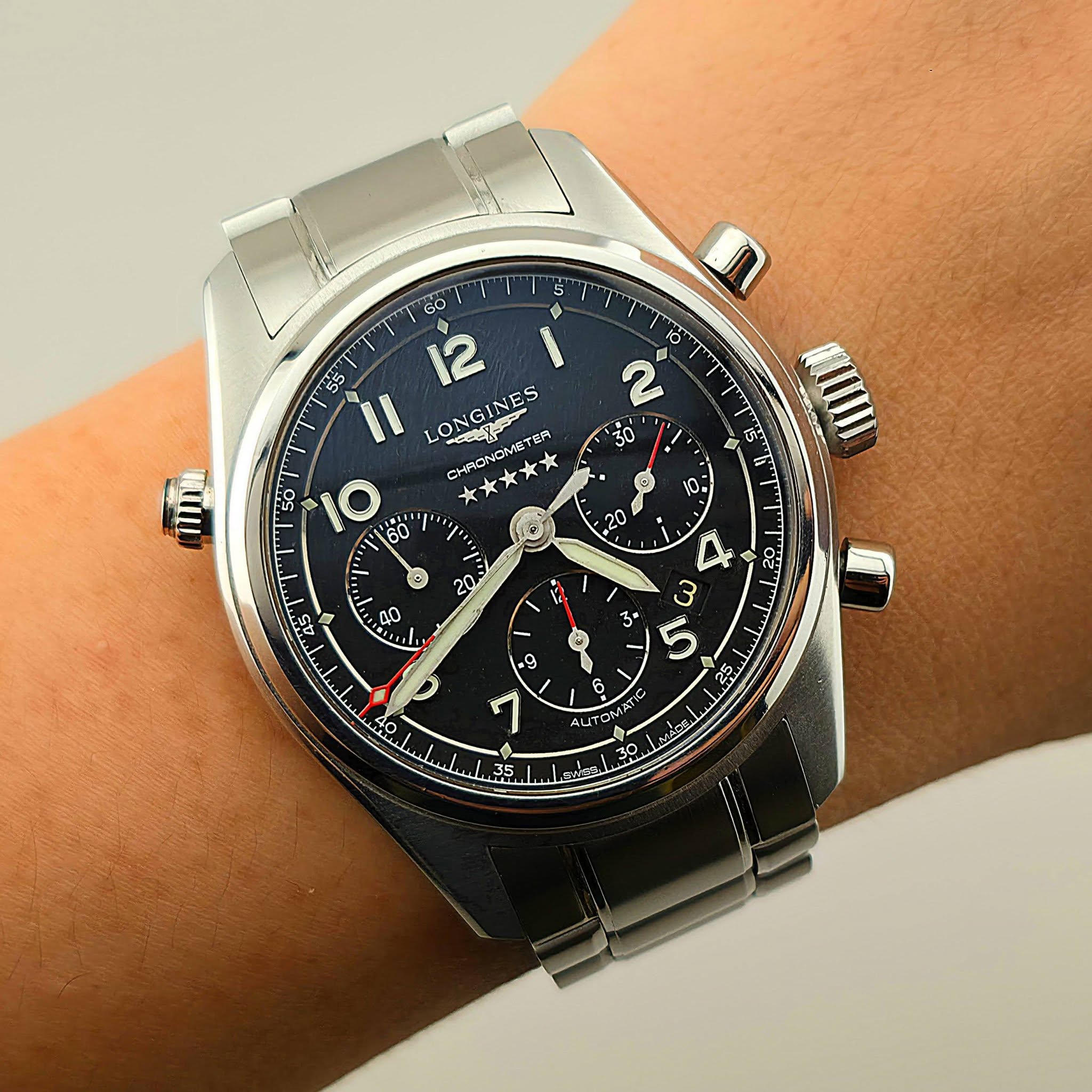 Longines Spirit Chronograph Chronometer (Ref. L3.820.4.53.6) - Image 5