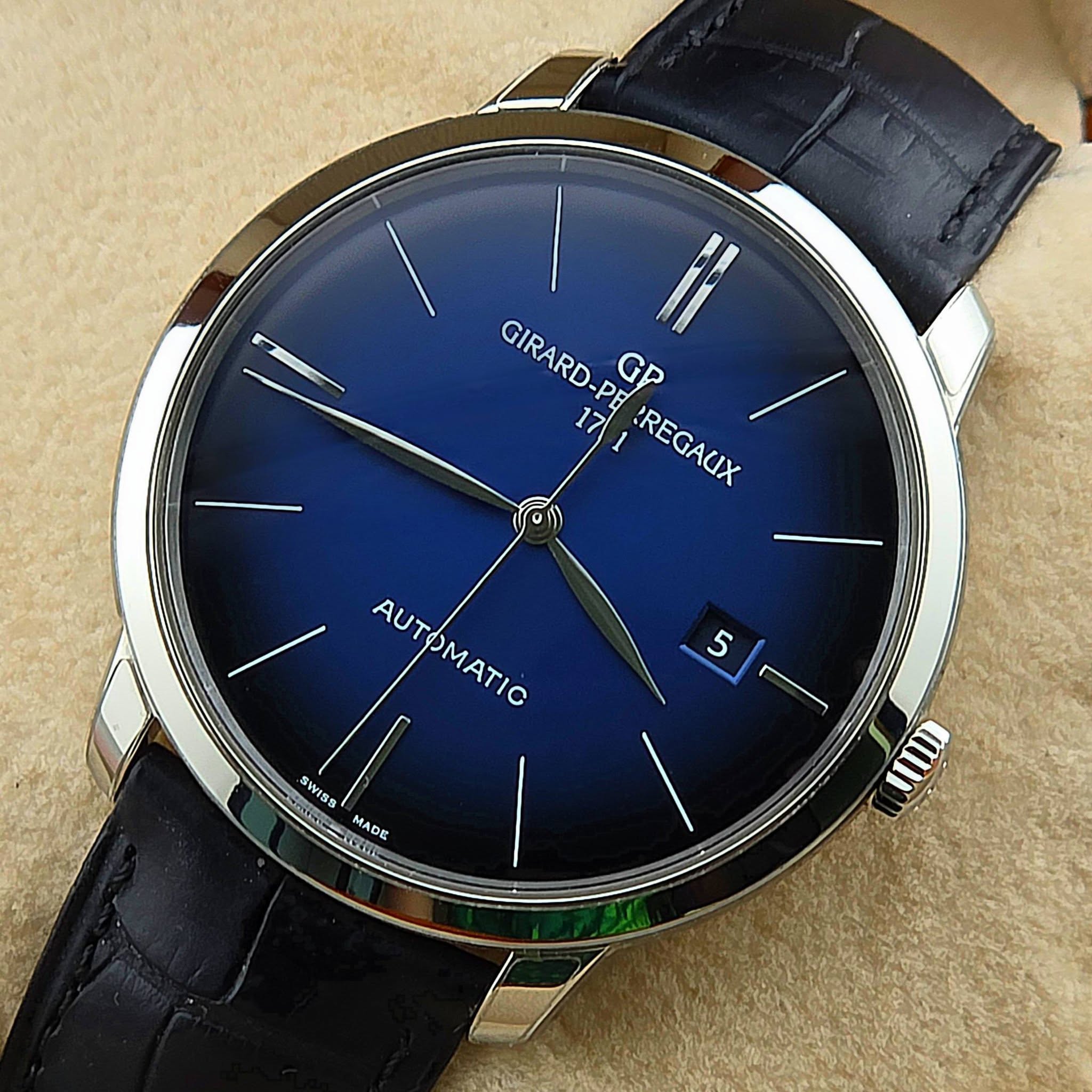 Girard-Perregaux 1966 Blue Dial Automatic Ref. 49555-11-431-BH6A - Image 8