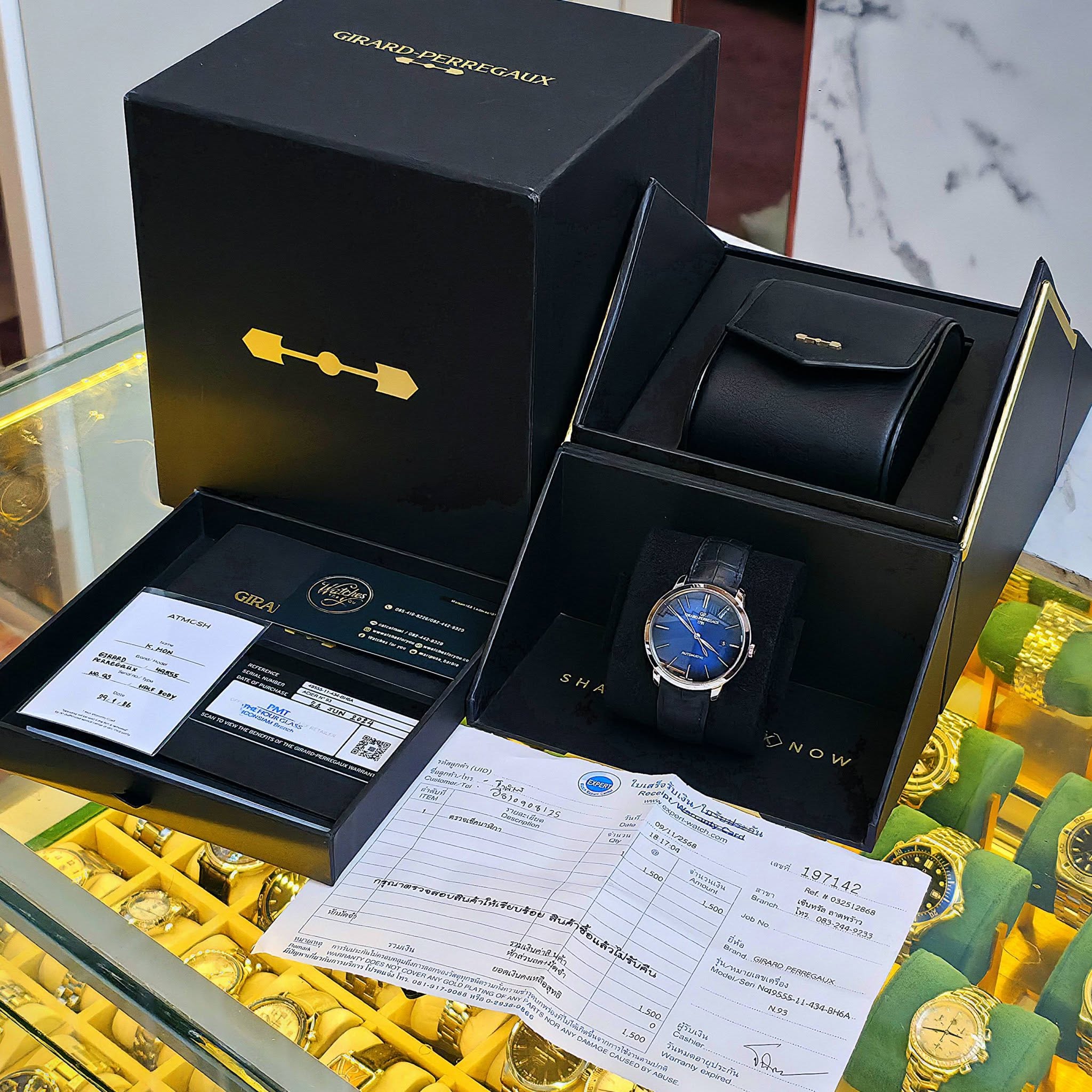 Girard-Perregaux 1966 Blue Dial Automatic Ref. 49555-11-431-BH6A - Image 10