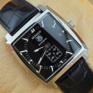 Tag Heuer Monaco Automatic Calibre6 Black Dial Ref: WW2110.FC6177