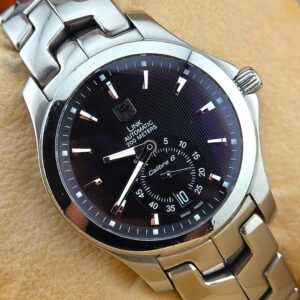 TAG Heuer Link Calibre 6 Automatic Small Seconds 39mm Black Dial Ref.WJF211A.BA0570