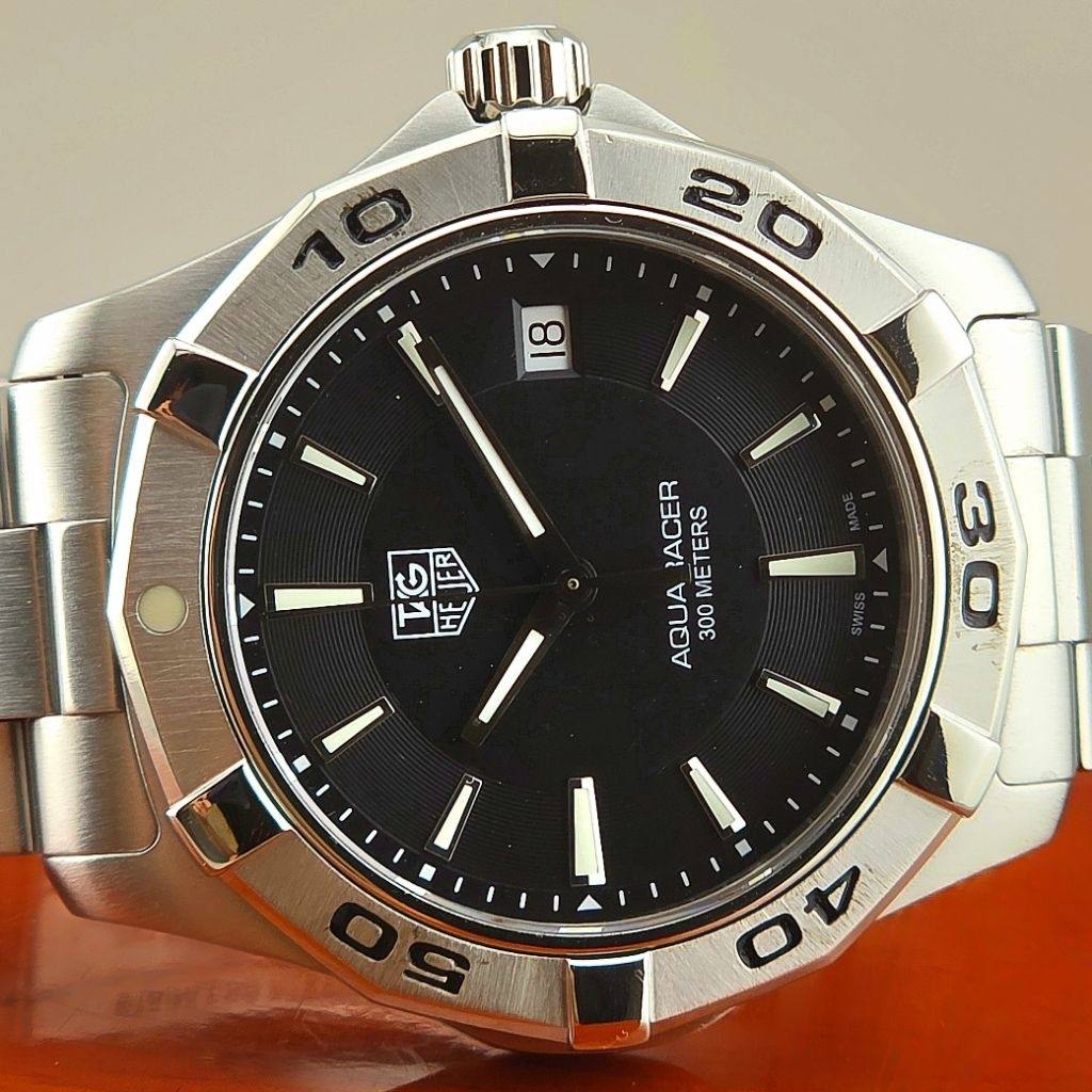 TAG Heuer Aquaracer 300M Quartz Black Dial Ref. WAP1110.BA0831 - Image 2