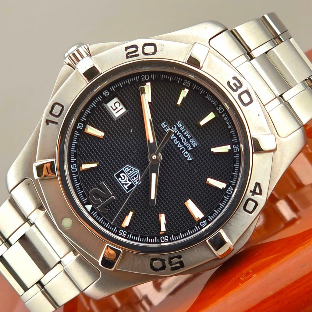 TAG Heuer Aquaracer Automatic 300M Ref. WAF2110.BA0806 Black Dial - Image 2