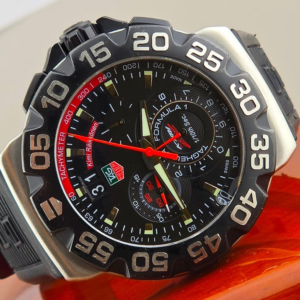 TAG Heuer Formula 1 Grande Date Chronograph Kimi Räikkönen Limited Edition Ref. CAH1014 - Image 2