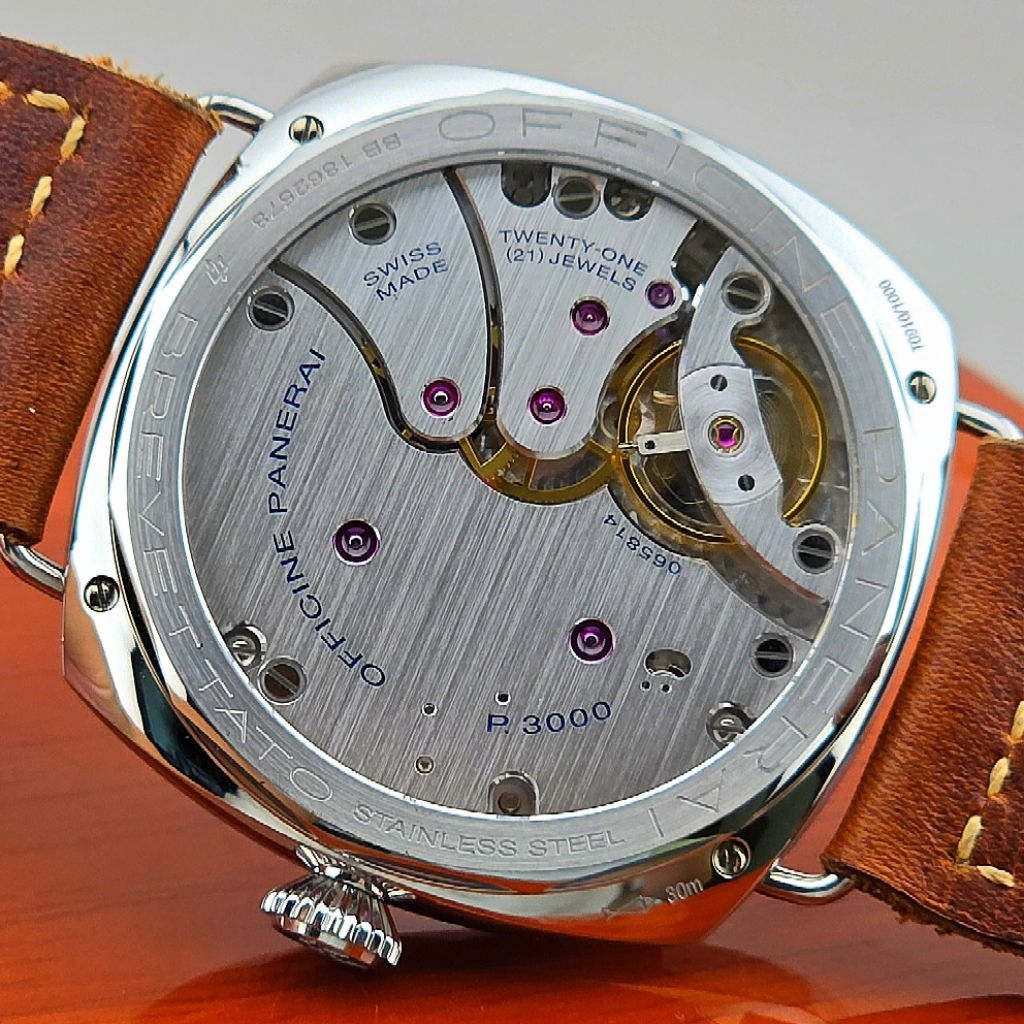 Panerai Radiomir 3 Days Acciaio Brevett Brown Dial Hand Wind Men Watch PAM00687 (Pam687) - Image 3
