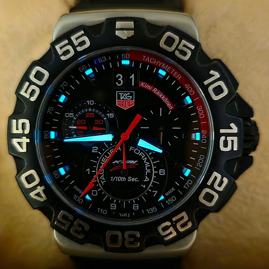 TAG Heuer Formula 1 Grande Date Chronograph Kimi Räikkönen Limited Edition Ref. CAH1014 - Image 3