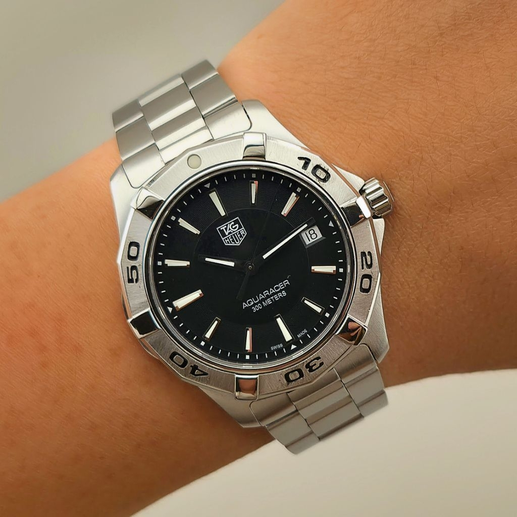 TAG Heuer Aquaracer 300M Quartz Black Dial Ref. WAP1110.BA0831 - Image 4