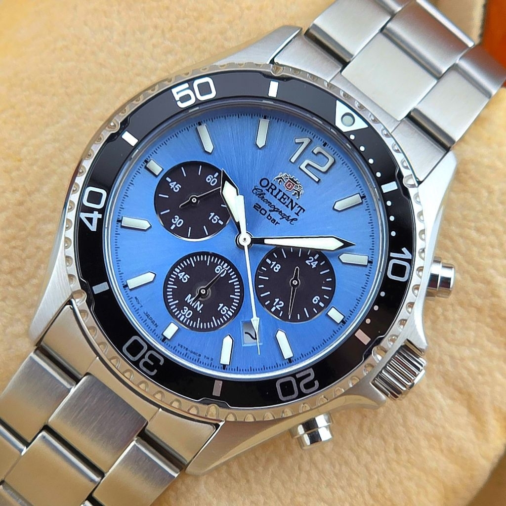 Orient Diver Design Chronograph Solar-Powered Reference: RA-TX0206L - Image 4