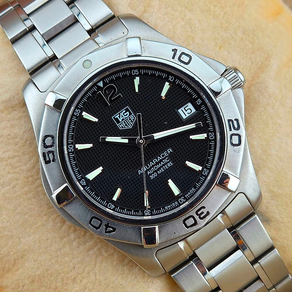 TAG Heuer Aquaracer Automatic 300M Ref. WAF2110.BA0806 Black Dial - Image 4