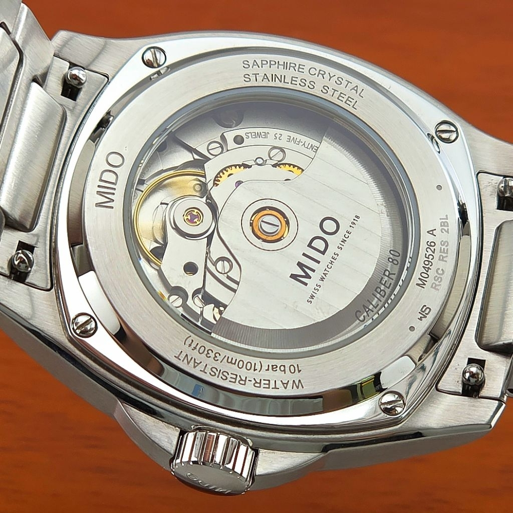Mido Multifort TV Big Date M049.526.11.081.00 (สายสแตนเลส) - Image 4