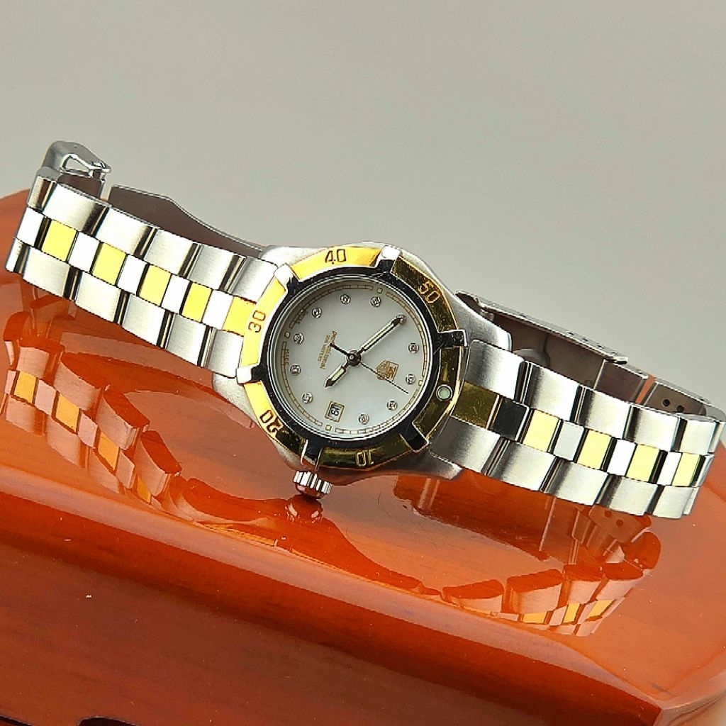 TAG Heuer 2000 Professional Lady Quartz 200 Meters Ref. WN1355-0 Steel And 18K Gold - Image 5