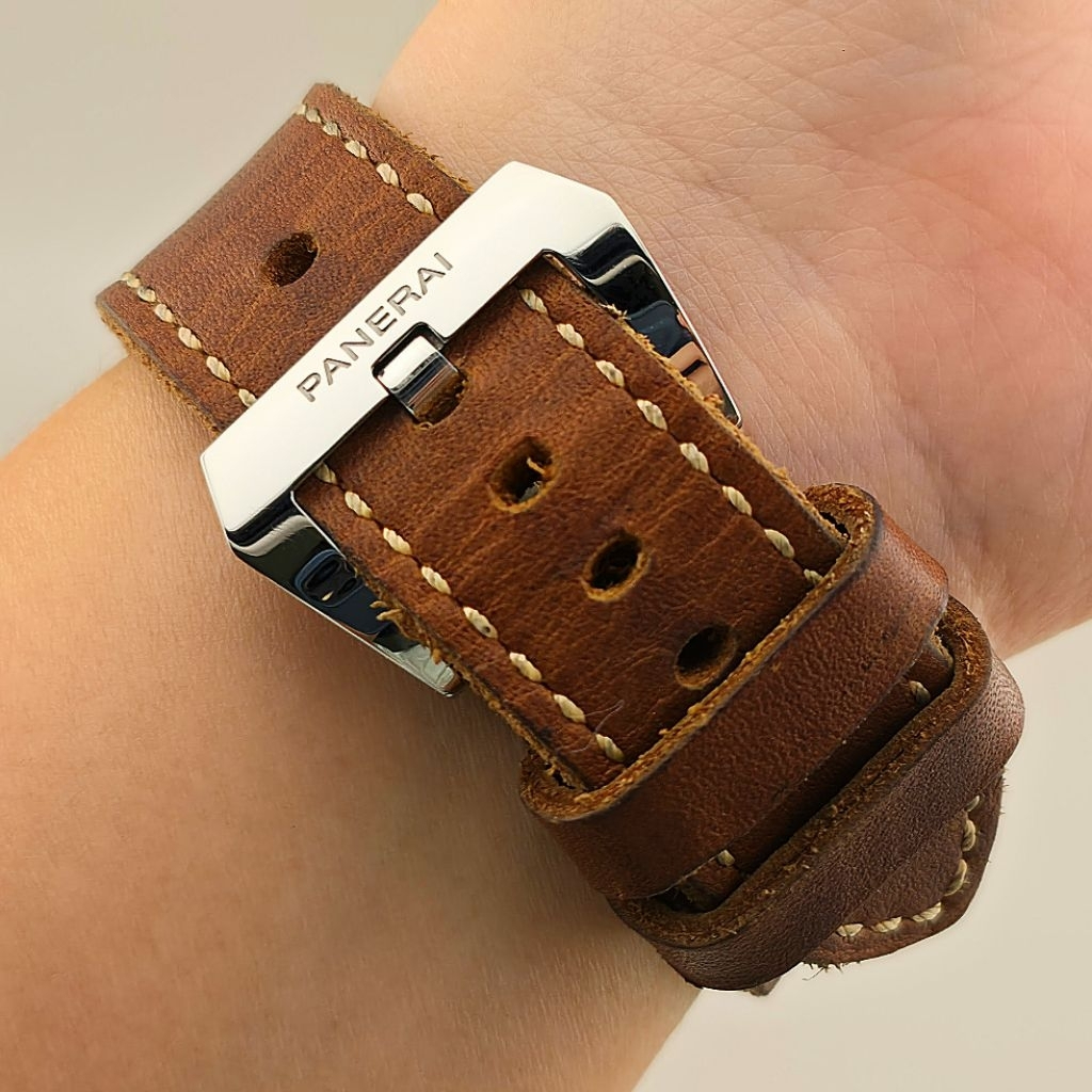 Panerai Radiomir 3 Days Acciaio Brevett Brown Dial Hand Wind Men Watch PAM00687 (Pam687) - Image 5