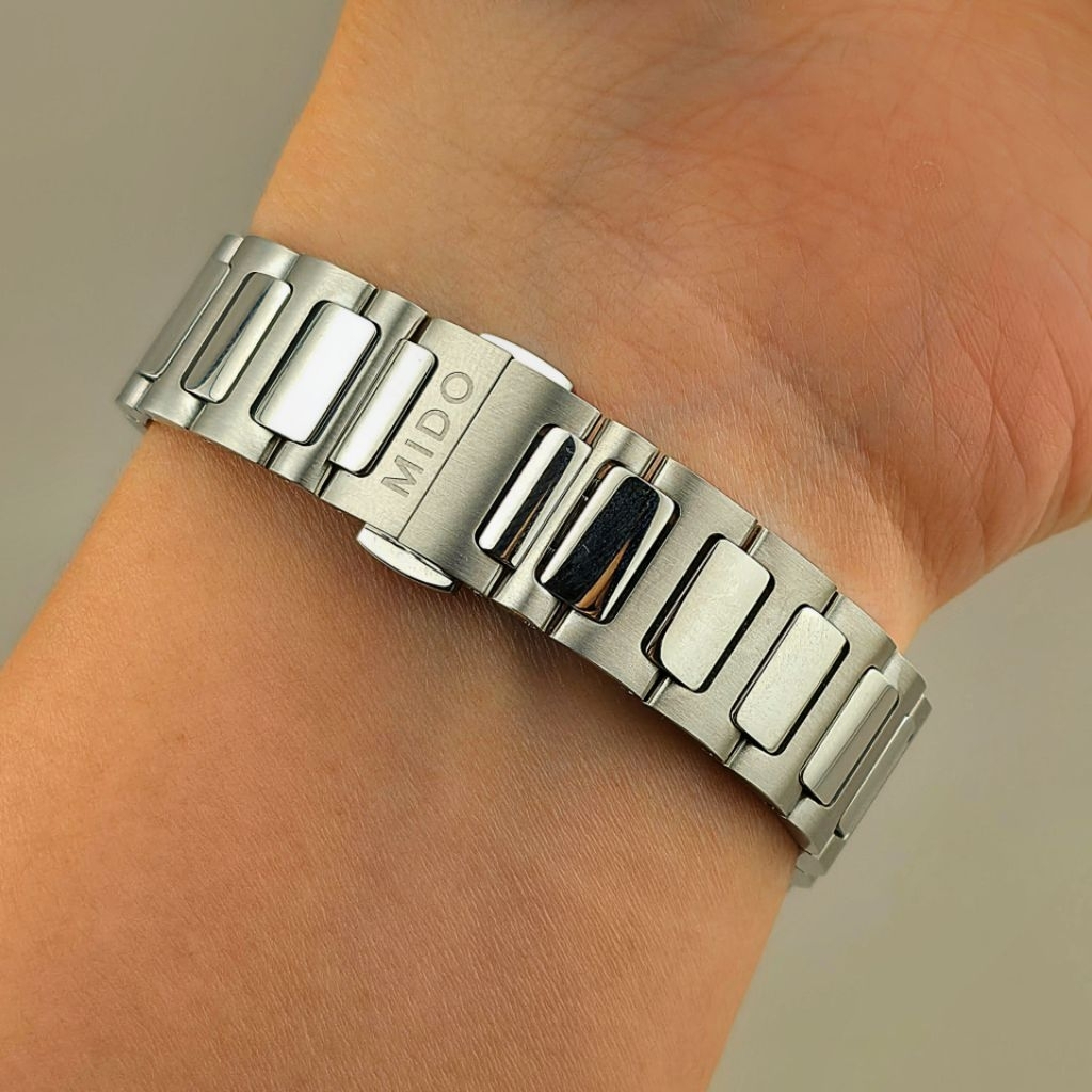 Mido Multifort TV Big Date 35MM. M049.307.11.081.00 (สายสแตนเลส) - Image 5
