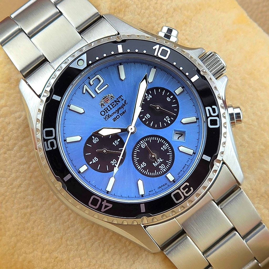 Orient Diver Design Chronograph Solar-Powered Reference: RA-TX0206L - Image 6